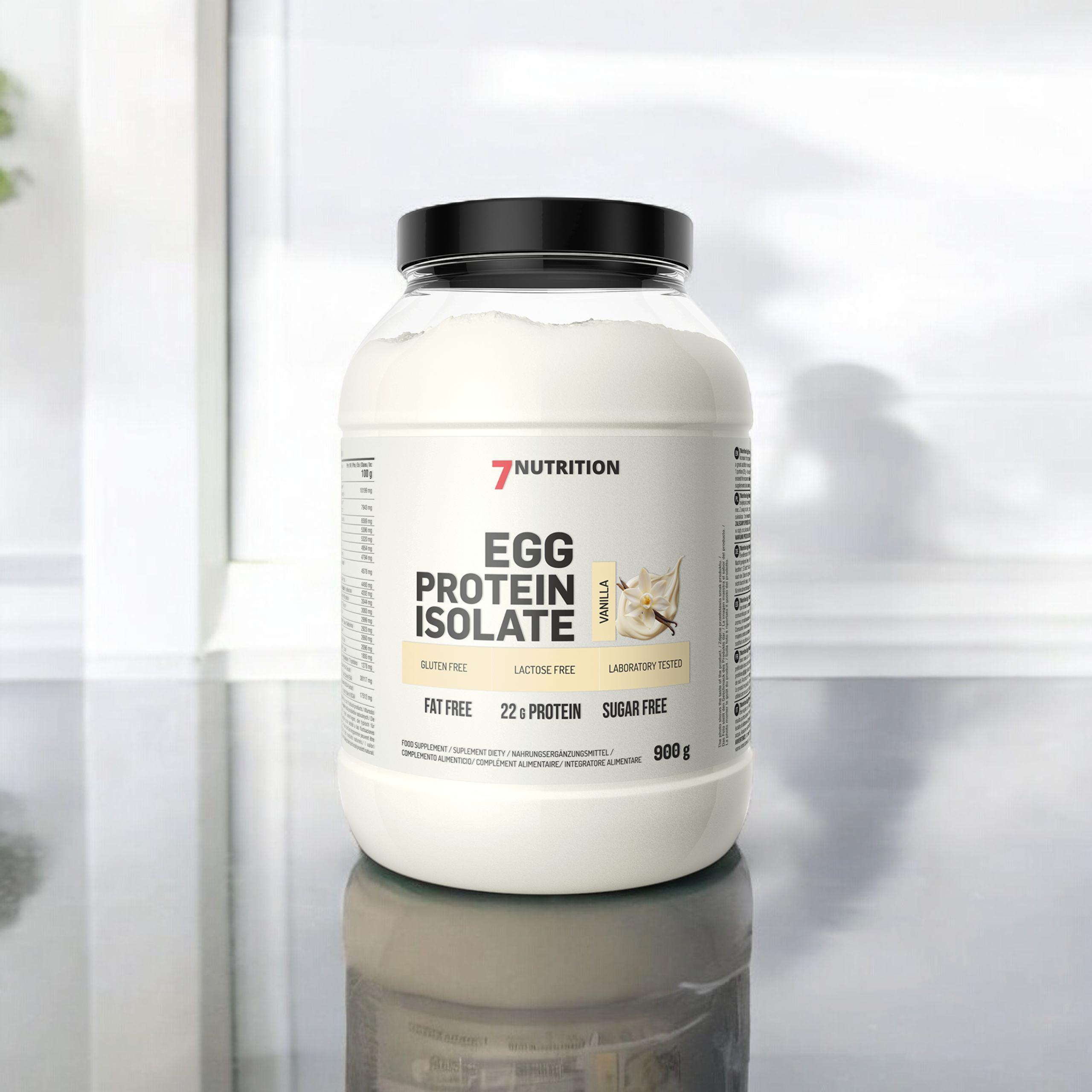 7 NUTRITION - Egg Protein Isolate - 2x 900g - Vanilla