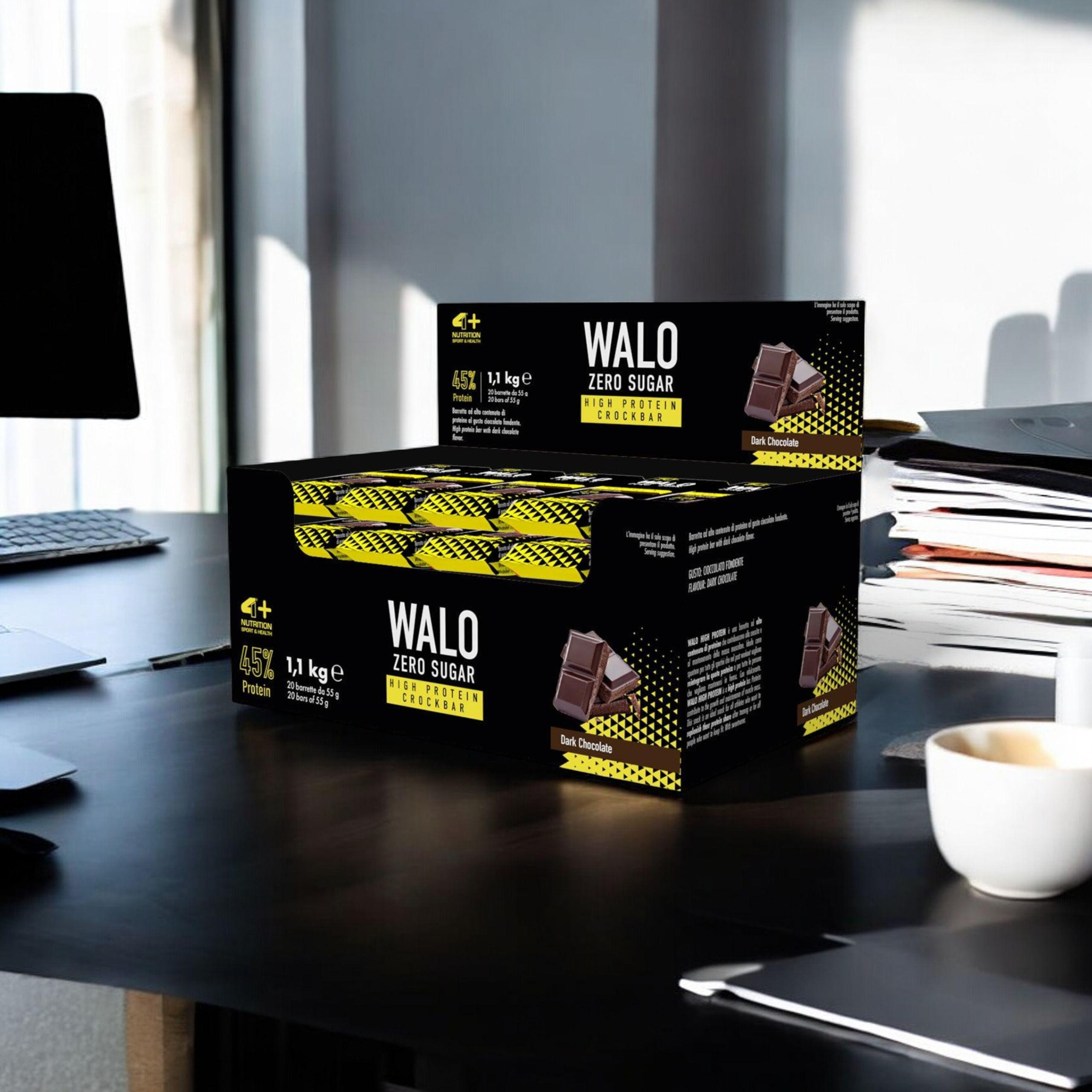 4+ NUTRITION - Walo ZeroSugar CrockBar HP 45% - 20x 55g 