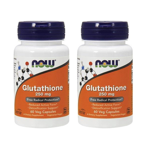 NOW Glutathione 250mg - 2x 60vcaps