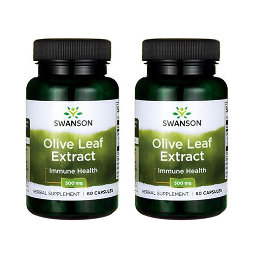 SWANSON Olive Leaf Extract 500mg - 2x 60caps