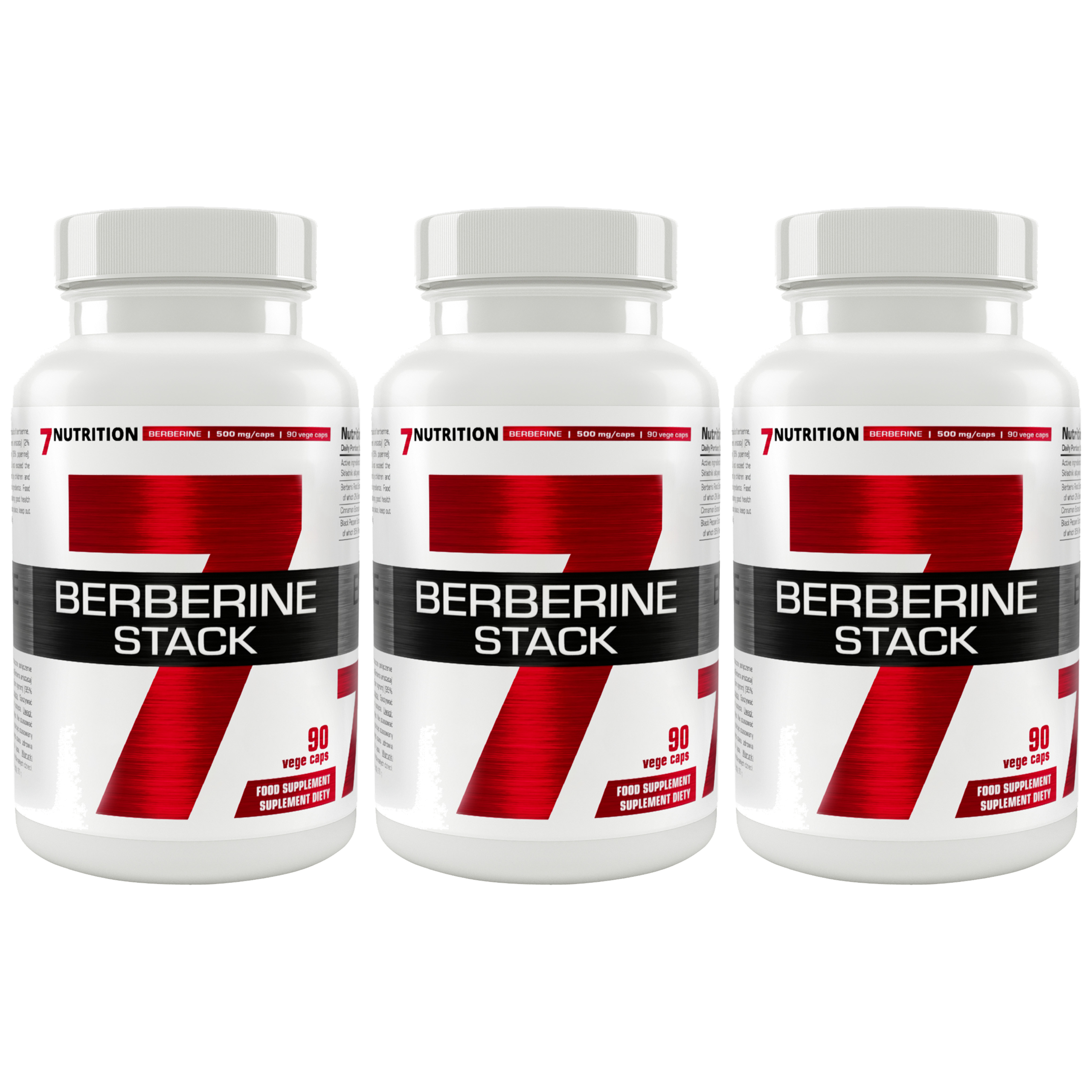 7 NUTRITION - Berberine Stack - 3x 90vcaps.
