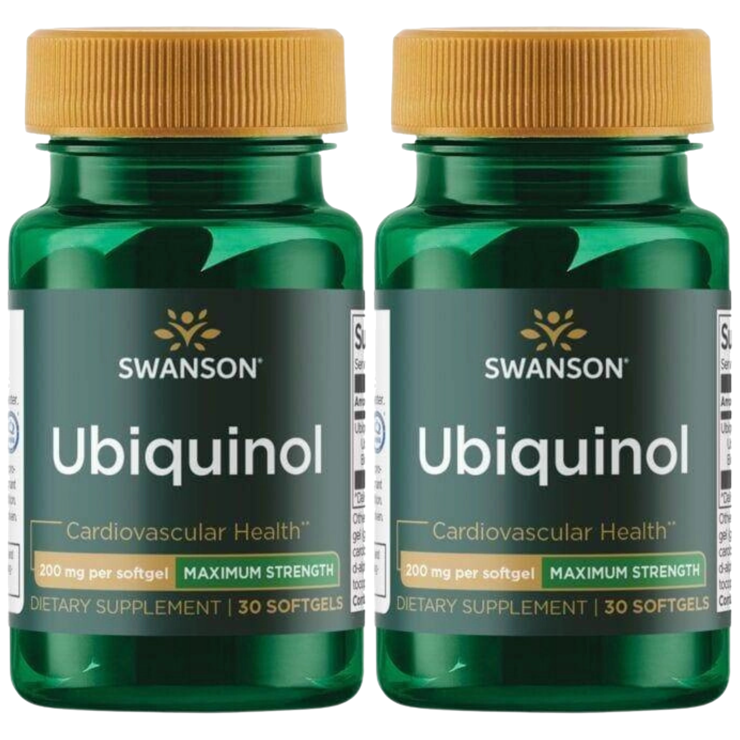 SWANSON - Ubiquinol 200mg - 2x 30softgels
