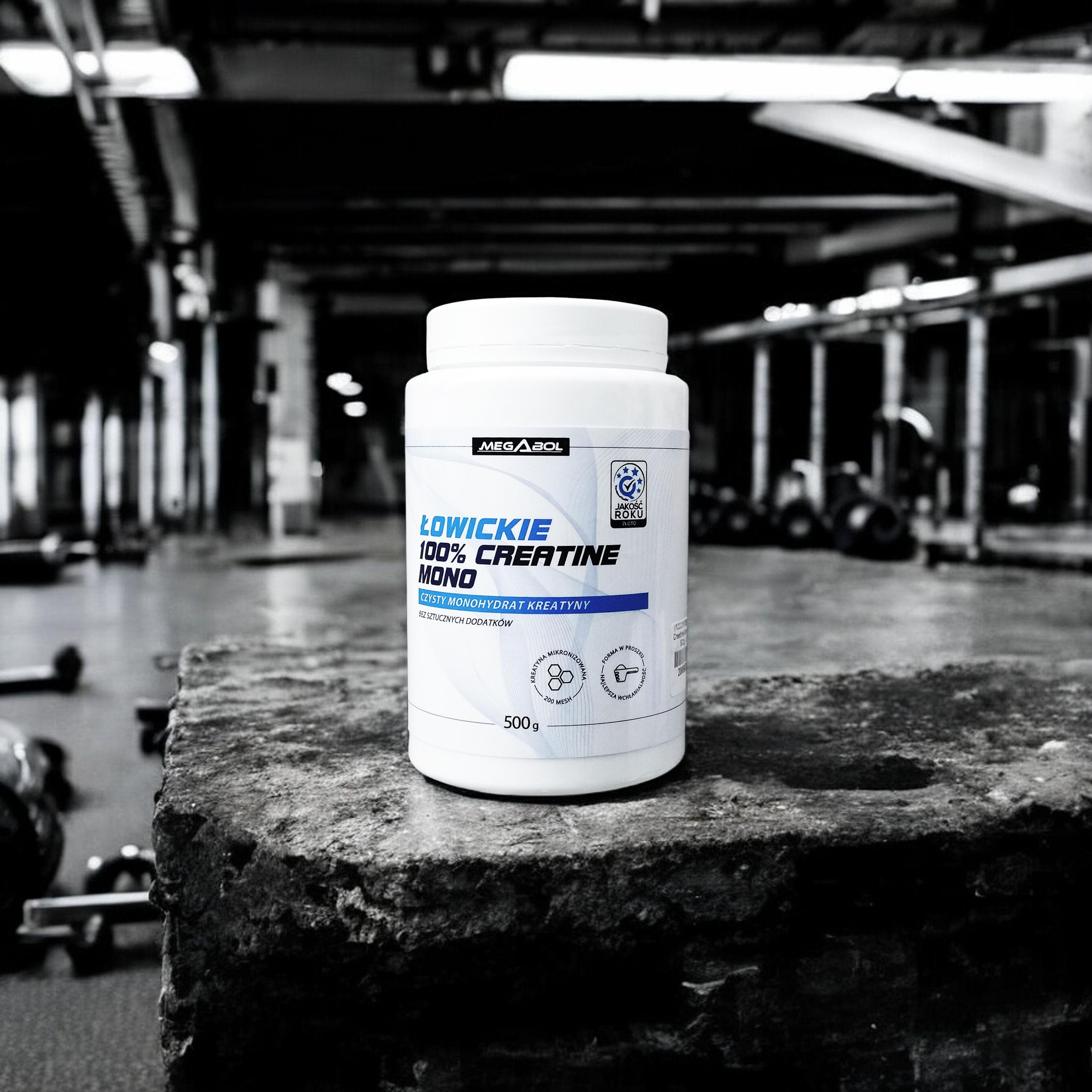 MEGABOL 100% Creatine Mono Łowickie - 2x 500g