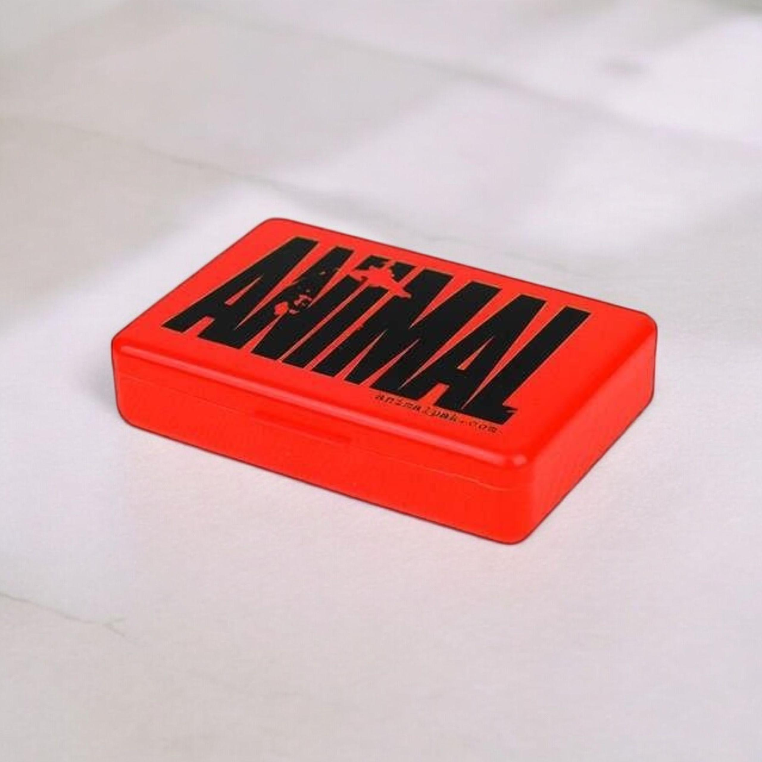 UNIVERSAL - Pill Box Animal - 3x Red Black