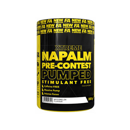FITNESS AUTHORITY Napalm Pre-Contest Pumped Stimulant Free - 3x 350g