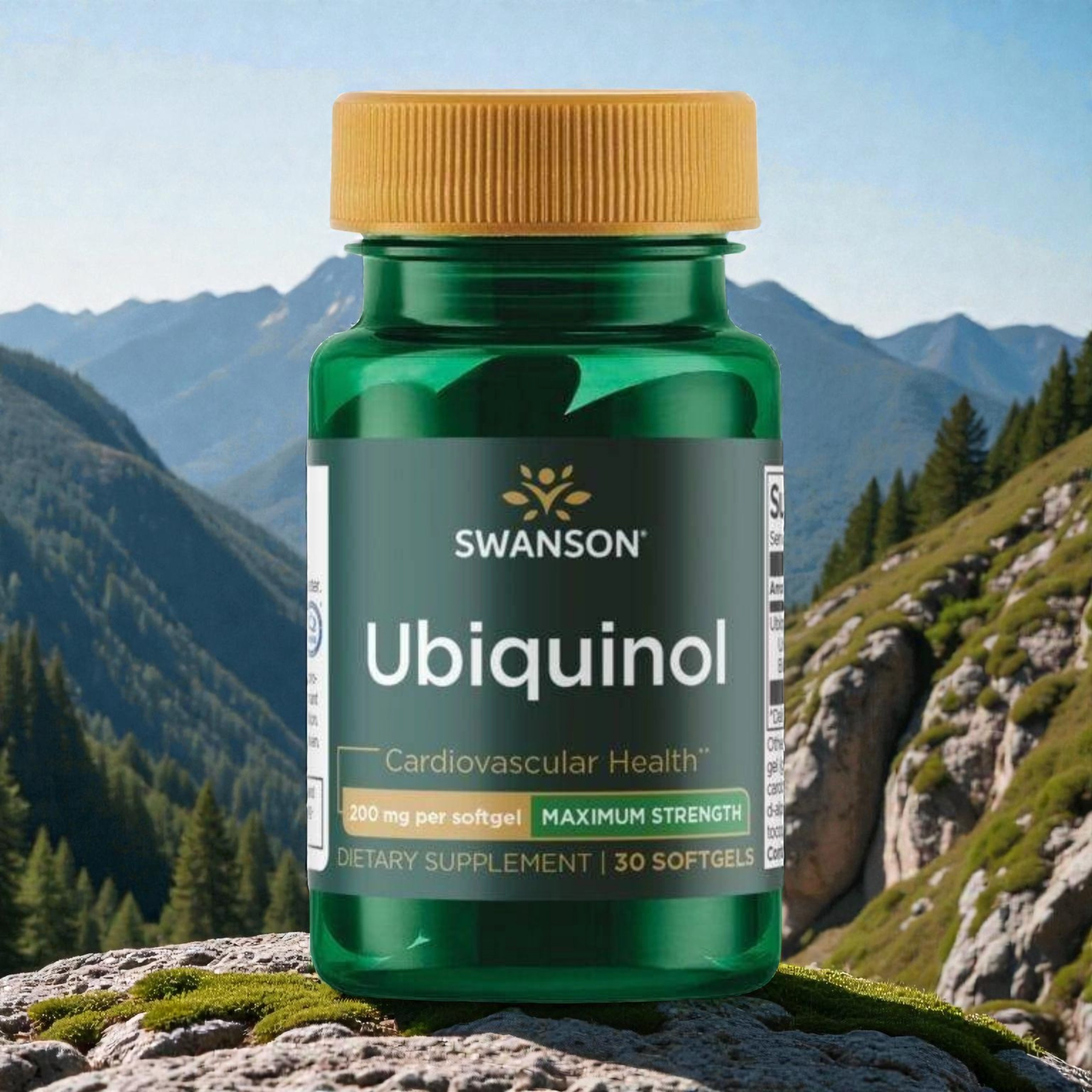 SWANSON - Ubiquinol 200mg - 2x 30softgels
