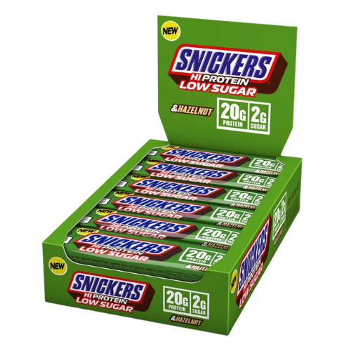 Mars - Baton Snickers HI Protein Low Sugar Bar - 57g x12 - Hazelnut - WYPRZEDAŻ - 1-08
