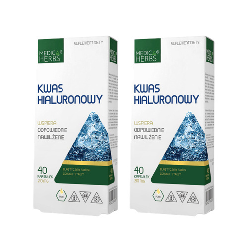 MEDICA HERBS - Kwas Hialuronowy - 2x 40caps.