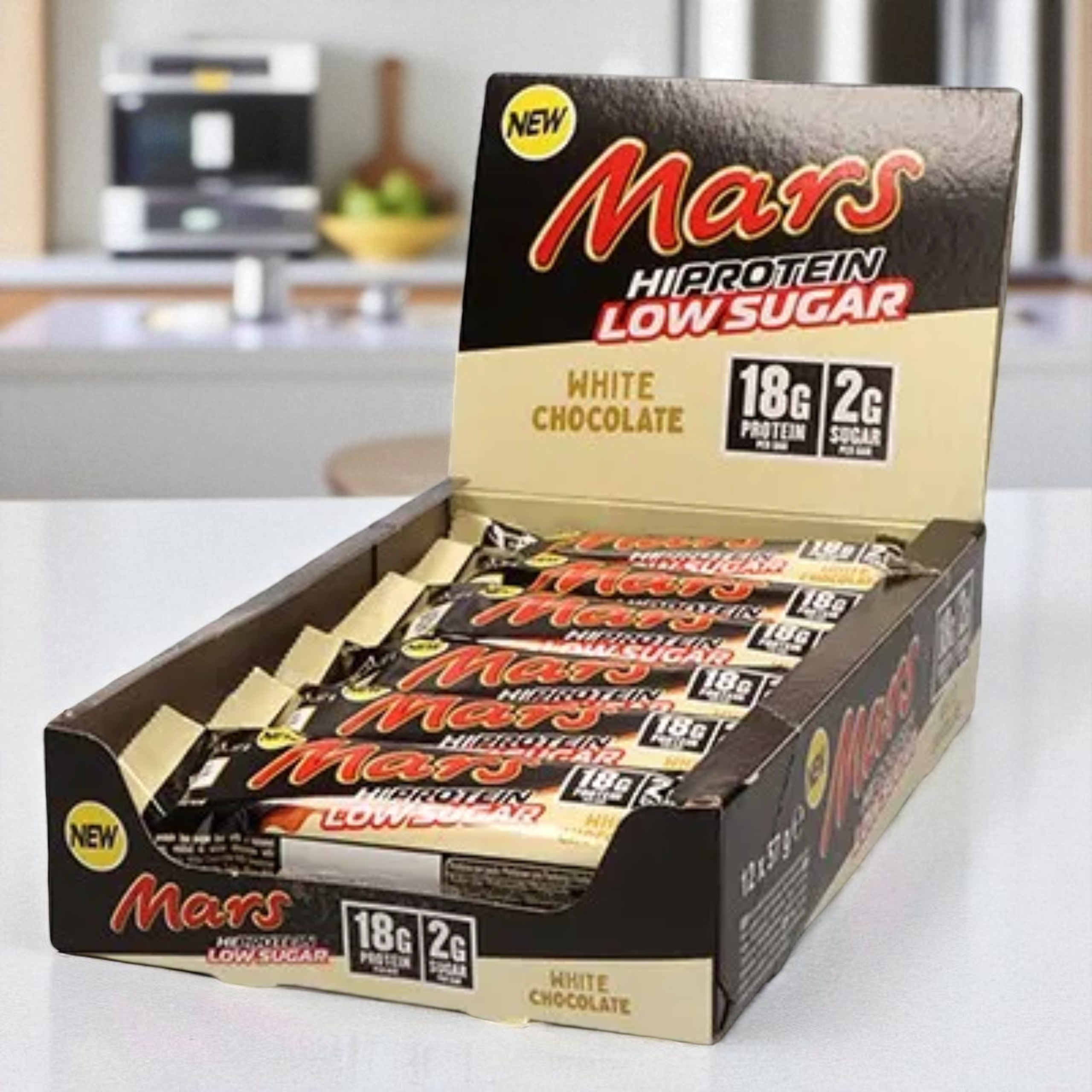 Mars - Baton Mars HIProtein LS Bar - 12x 3x 57g - White Chocolate