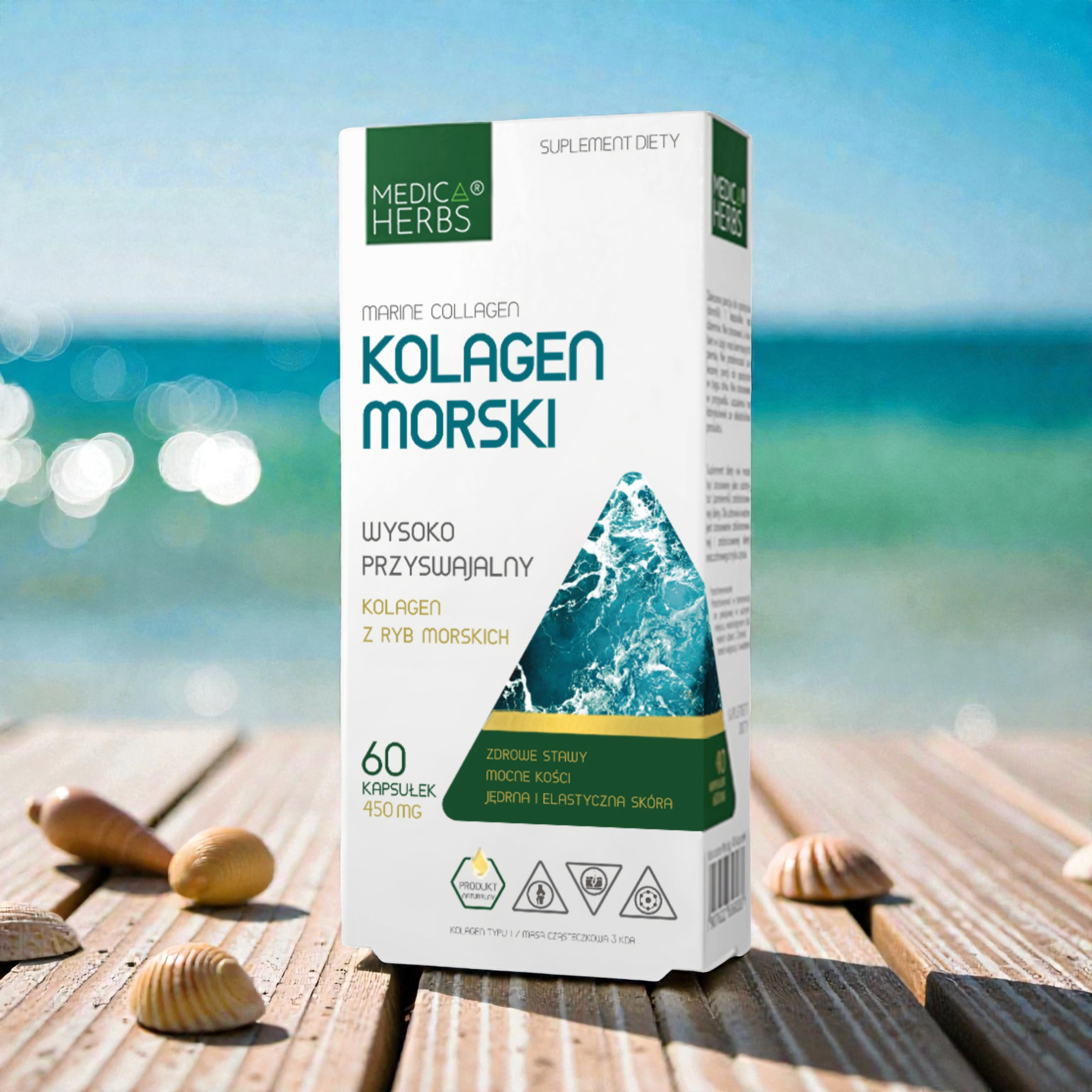 MEDICA HERBS - Kolagen Morski 450mg - 60caps.