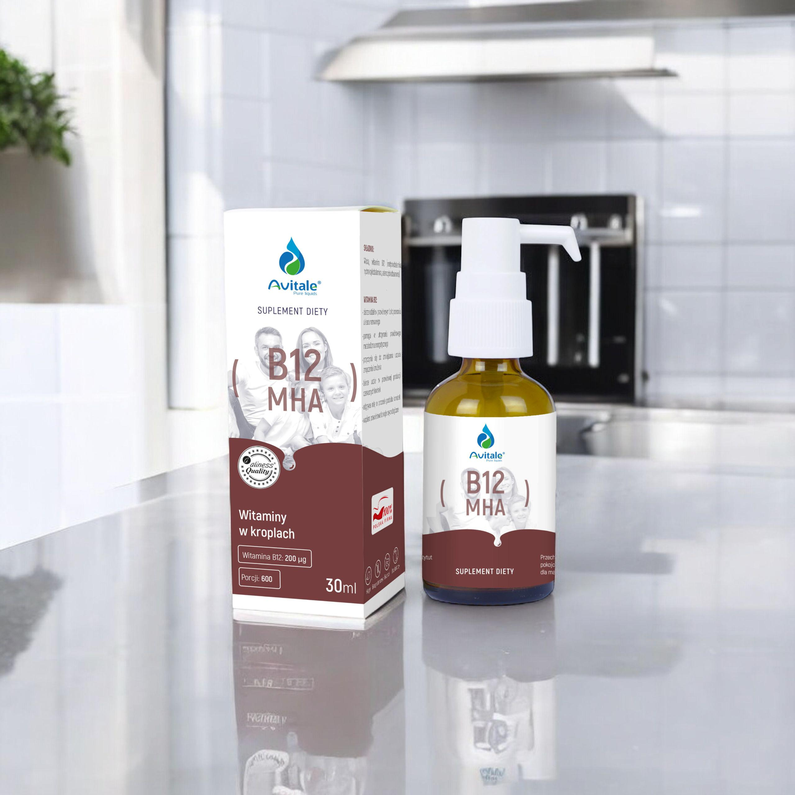 ALINESS - Avitale Witamina B12 MHA 200mcg - 30ml