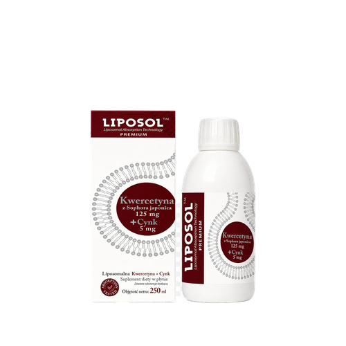 ALINESS - Liposol Liposomalna Kwercetyna 125mg + Cynk 5mg - 250ml