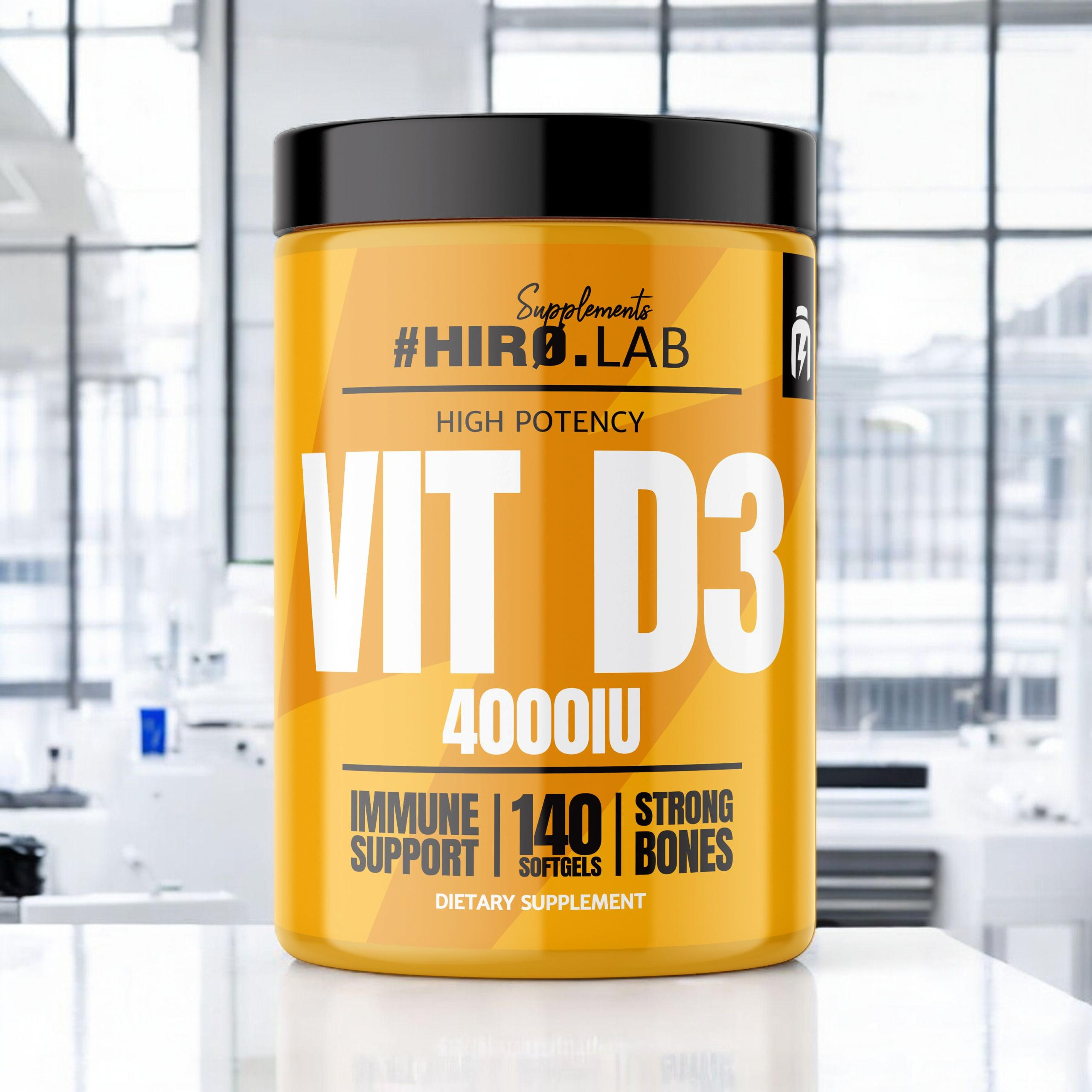 HIRO.LAB Vitamin D3 4000IU - 140 softgels
