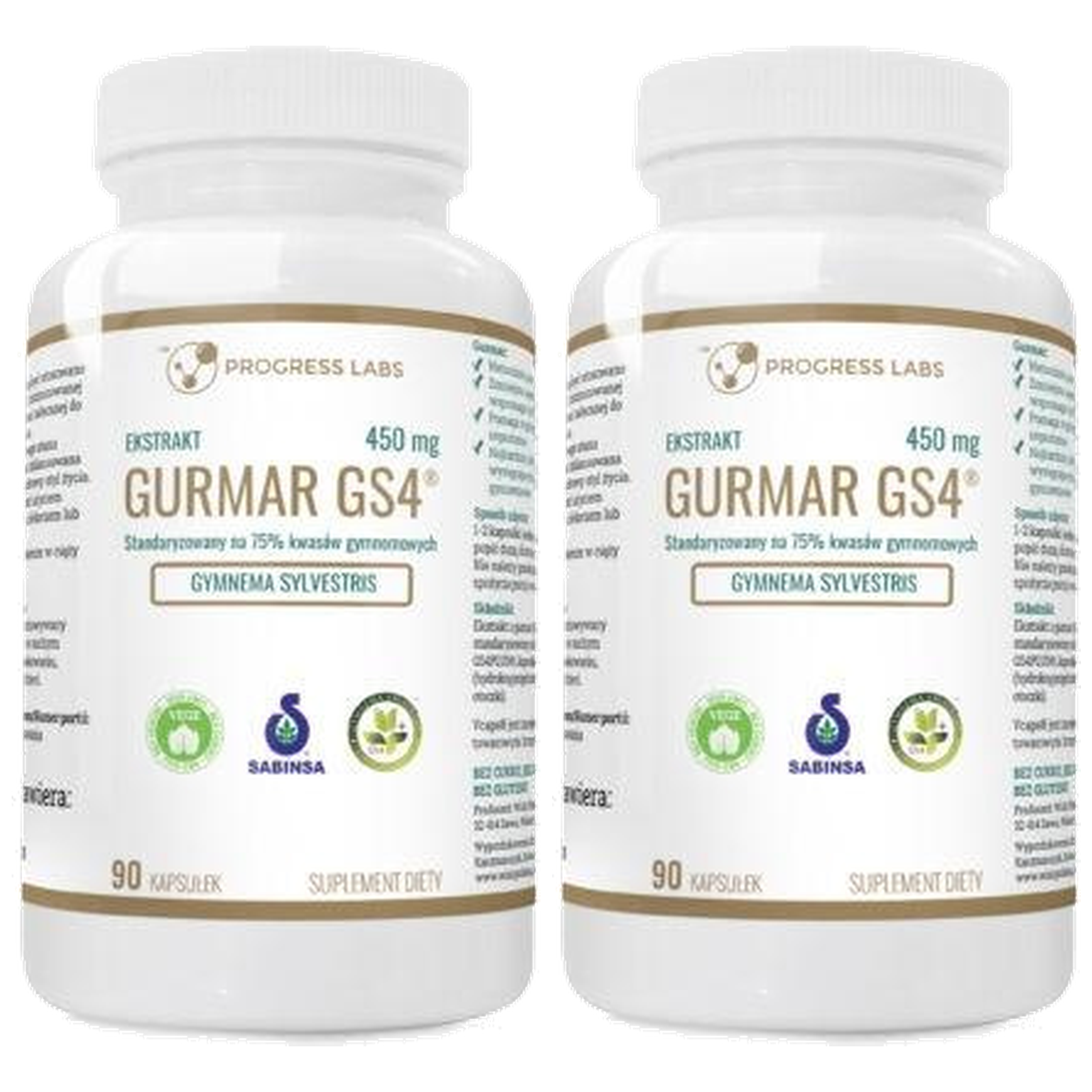 PROGRESS LABS - Gurmar GS4 - 2x 90caps.