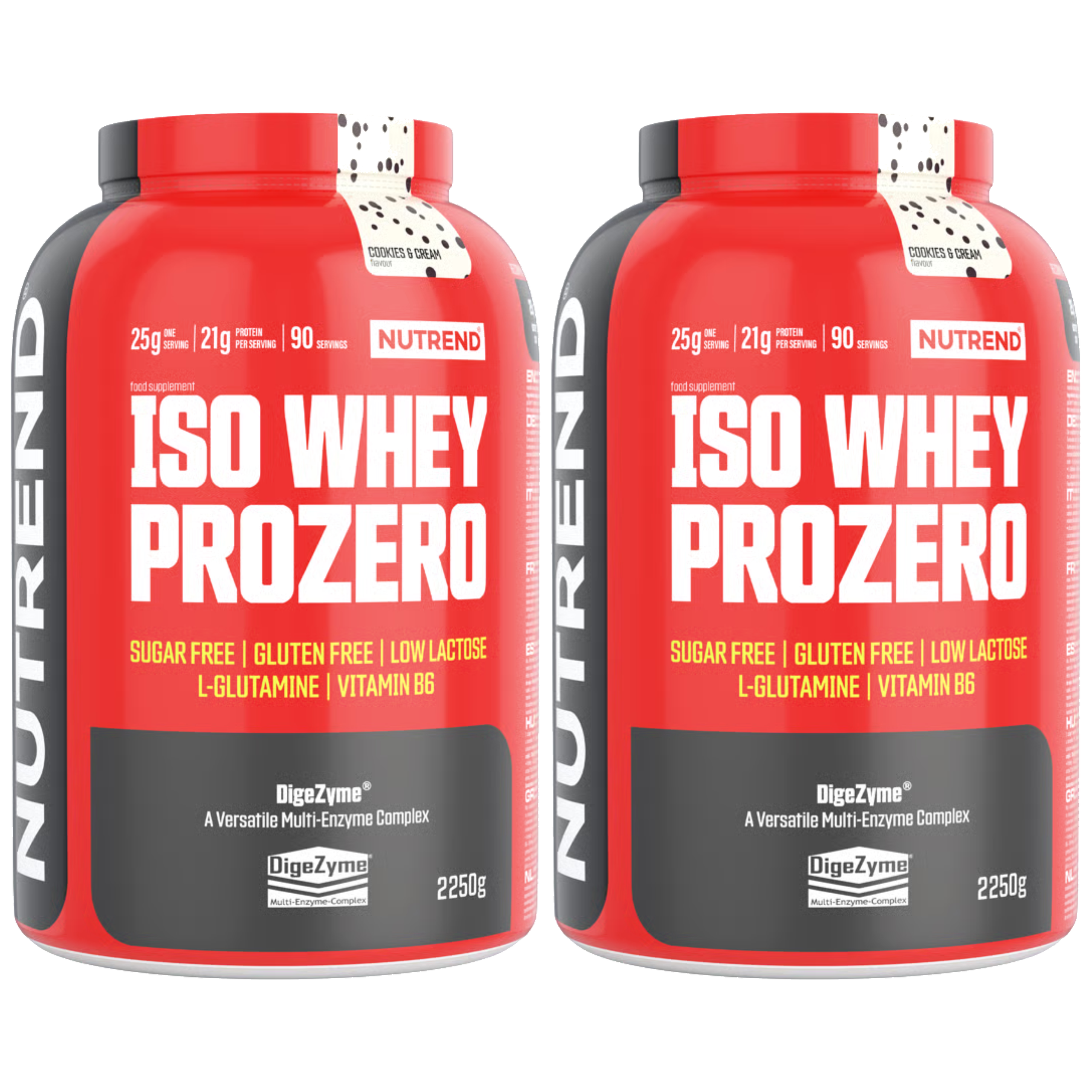 NUTREND Iso Whey ProZero - 2x 2250g