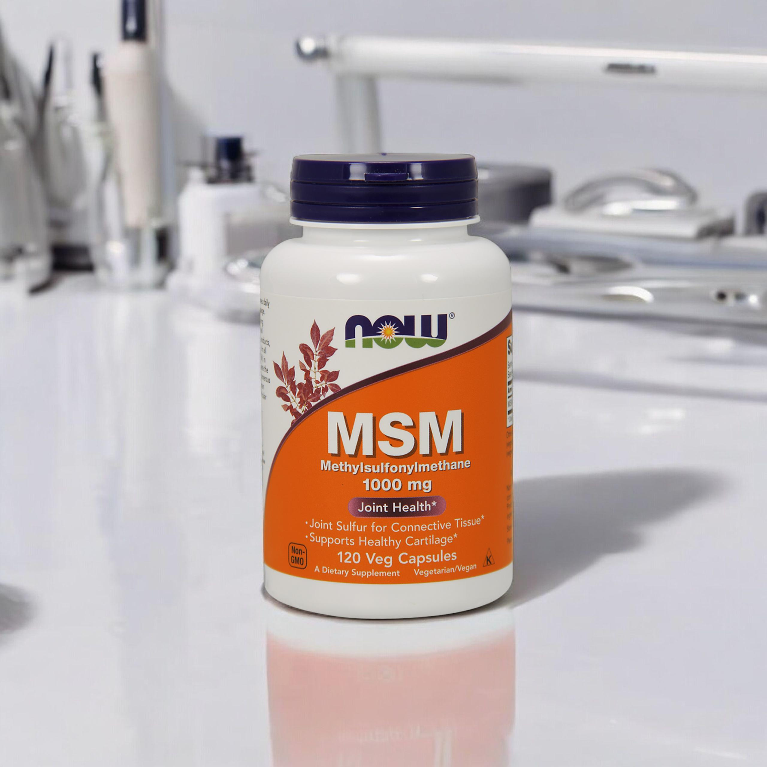 NOW MSM 1000mg - 2x 120vcaps