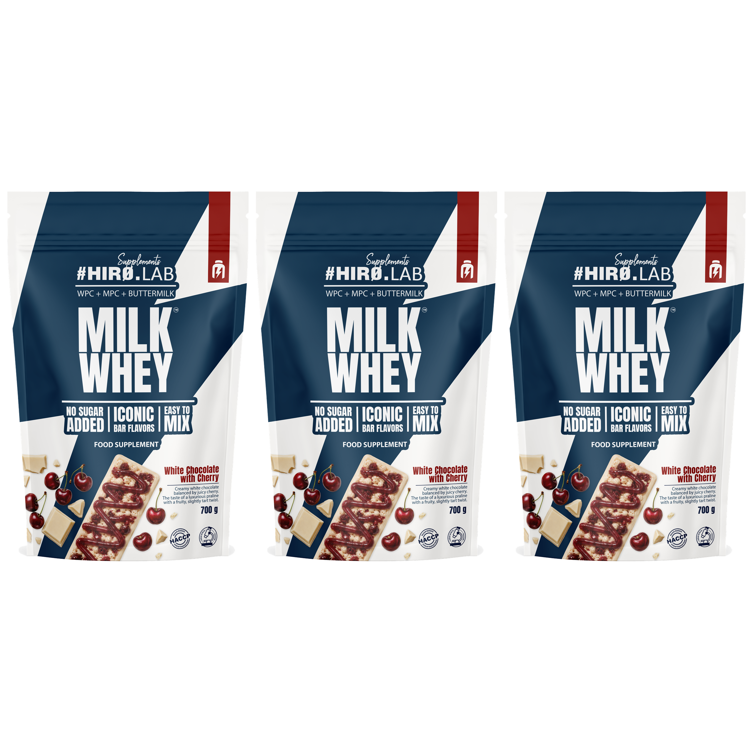 HIRO.LAB - Milk Whey - 3x 700g