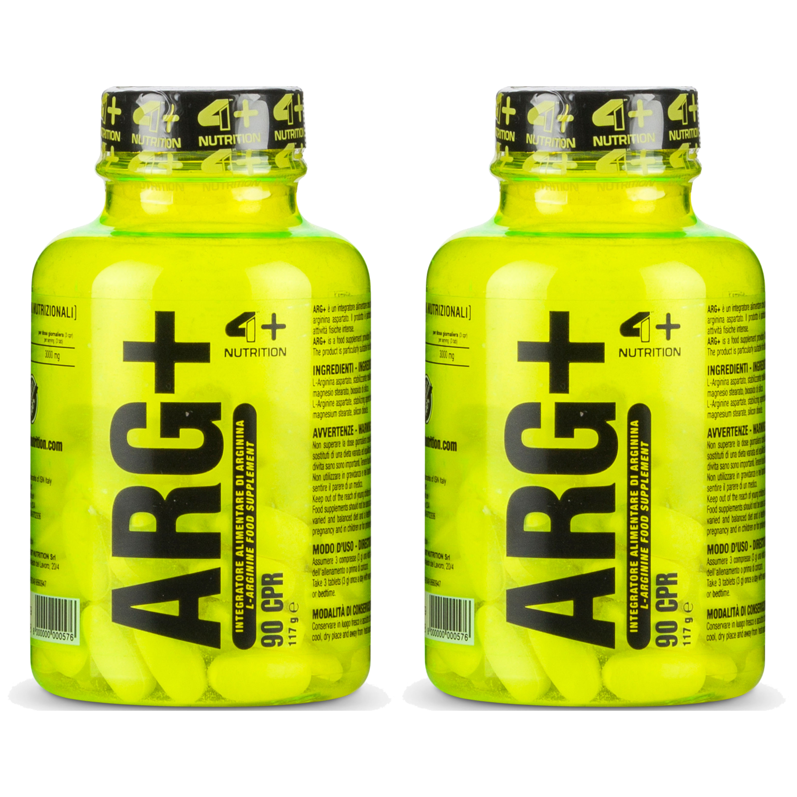 4+ NUTRITION ARG+ - 2x 90tabs