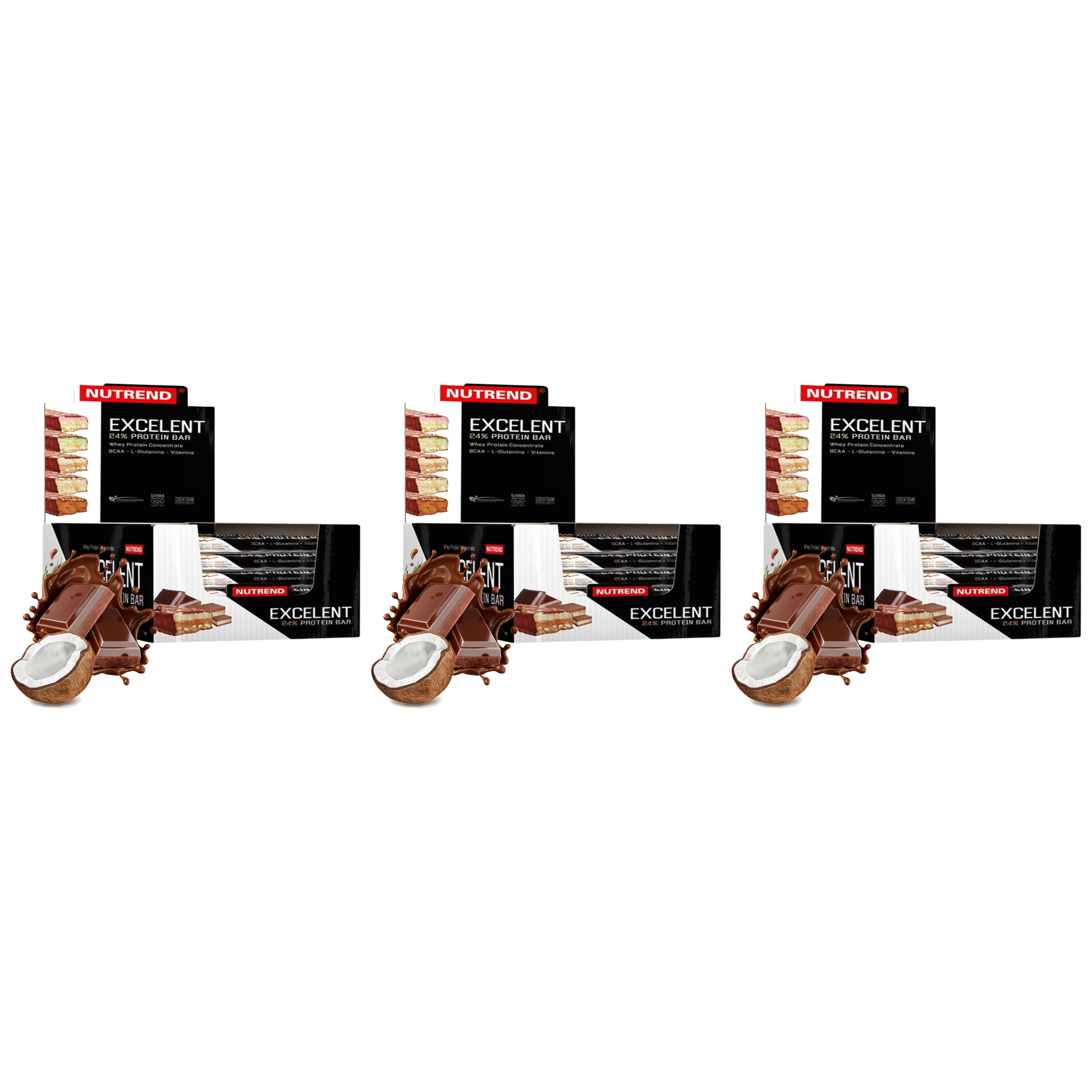 NUTREND - Excelent Protein Bar - 18x 3x 85g