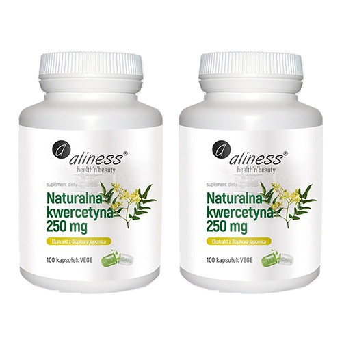 ALINESS Naturalna Kwercytyna 250mg - 2x 100 caps