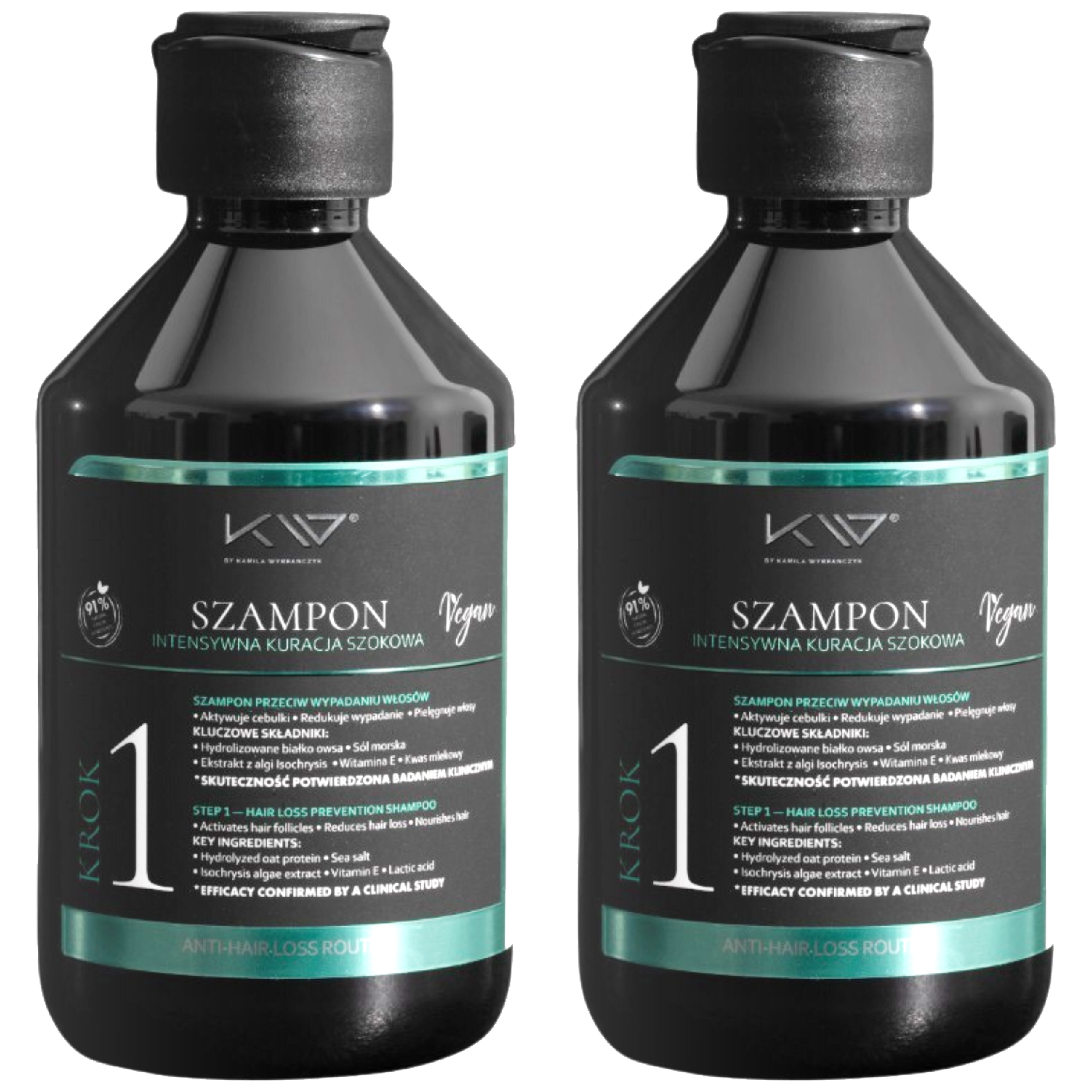 KAMILA WYBRAŃCZYK - Szampon Intensywna Kuracja Szokowa - 2x 250ml