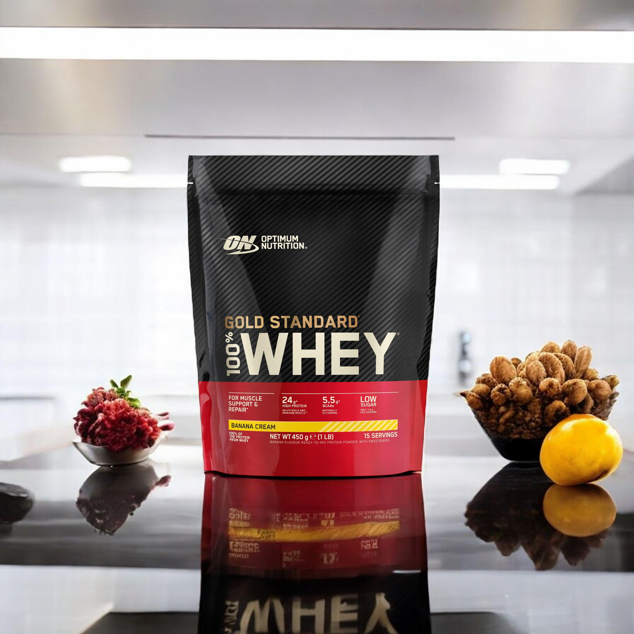 OPTIMUM NUTRITION Whey Gold Standard Bag - 3x 450g