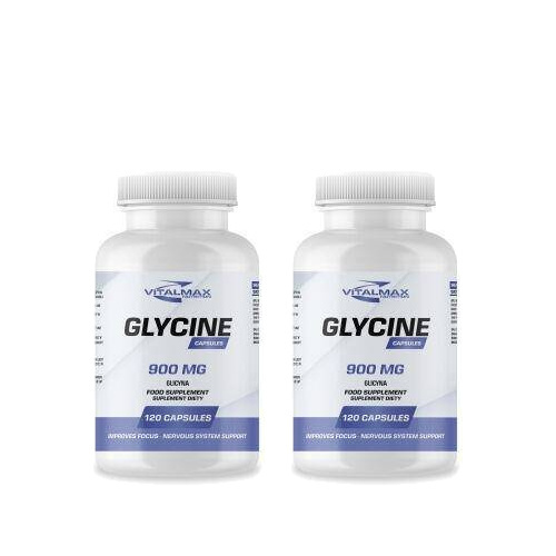 VITALMAX - Glycine 900mg - 2x 120caps.