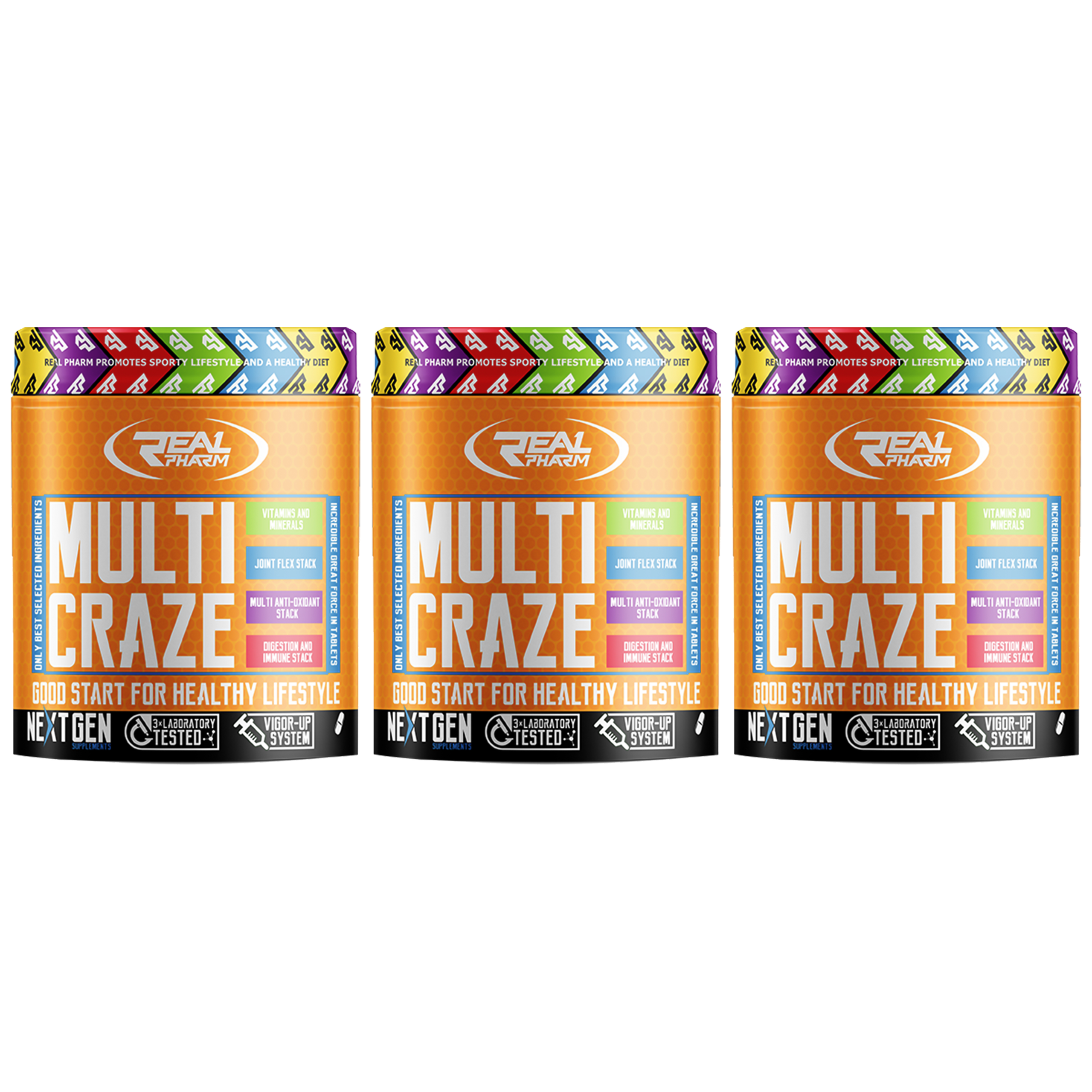 REAL PHARM Multi Craze - 3x 270tabs