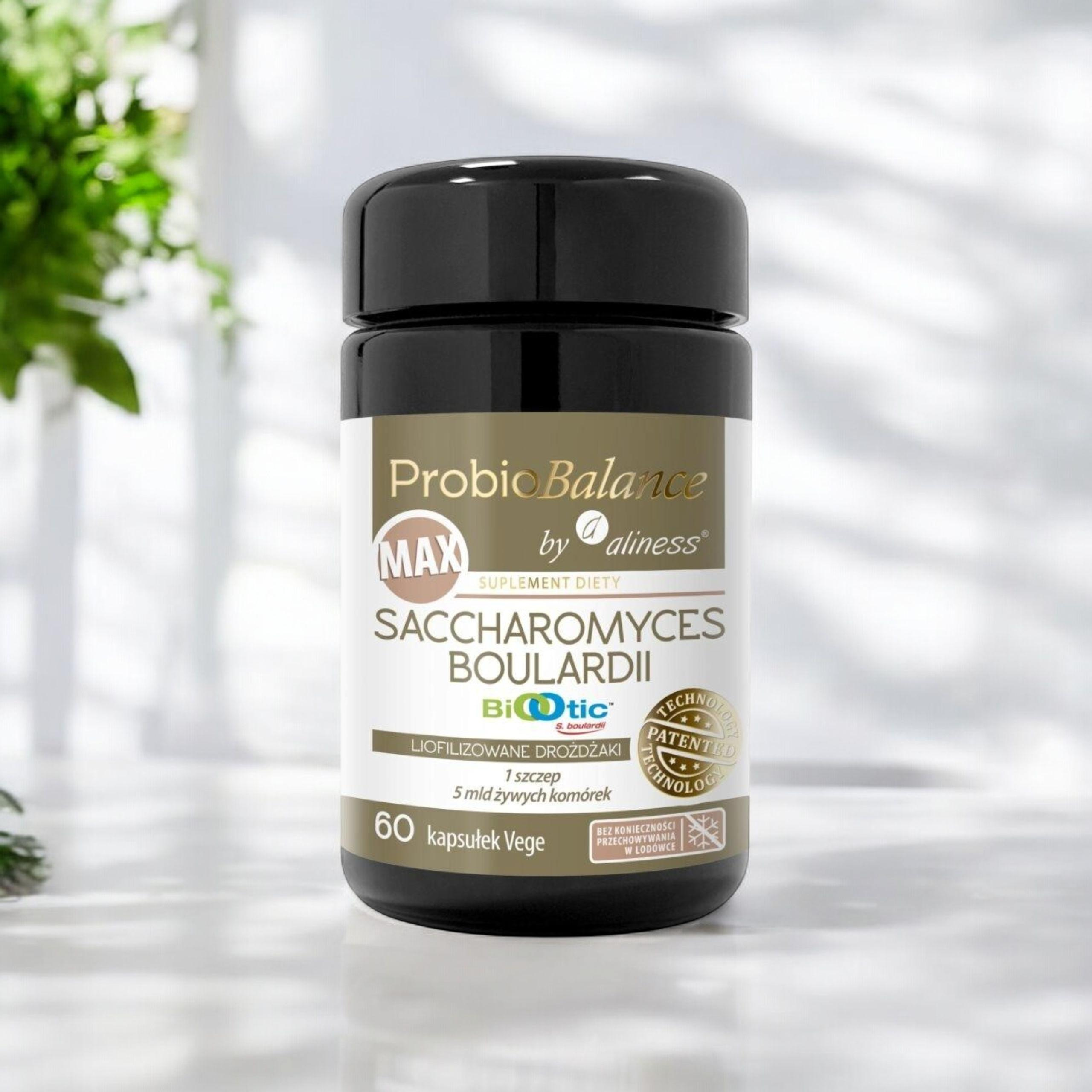 ALINESS - ProbioBALANCE Max Saccharomyces Boulardii 5mld - 60vcaps.