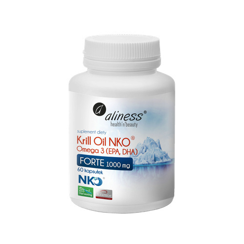 ALINESS - Krill Oil NKO Omega 3 1000mg Forte - 60caps.