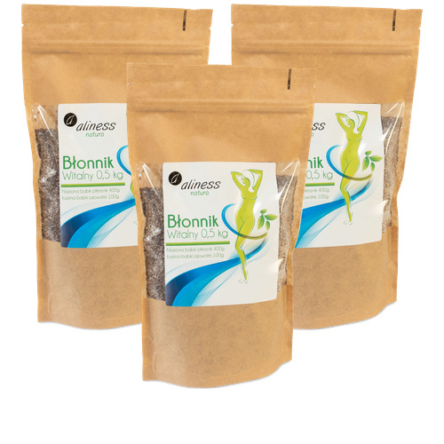 ALINESS - Błonnik Witalny + Acerola - 3x 500g