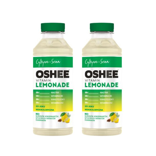 OSHEE - Vitamin Lemonade - 2x 555ml - Lemon Pine