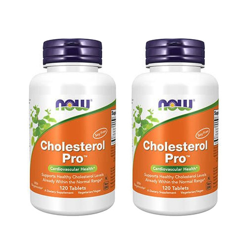 NOW Cholesterol Pro - 2x 120tabs.