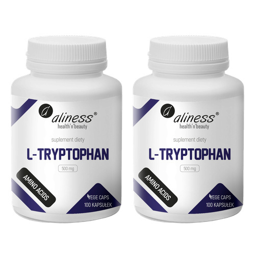 ALINESS - L-Tryptophan 500mg - 2x 100vcaps.