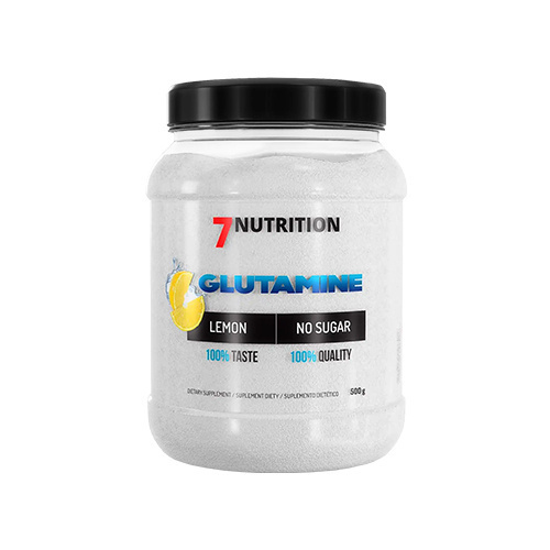 7NUTRITION Glutamine - 3x 500g - Lemon