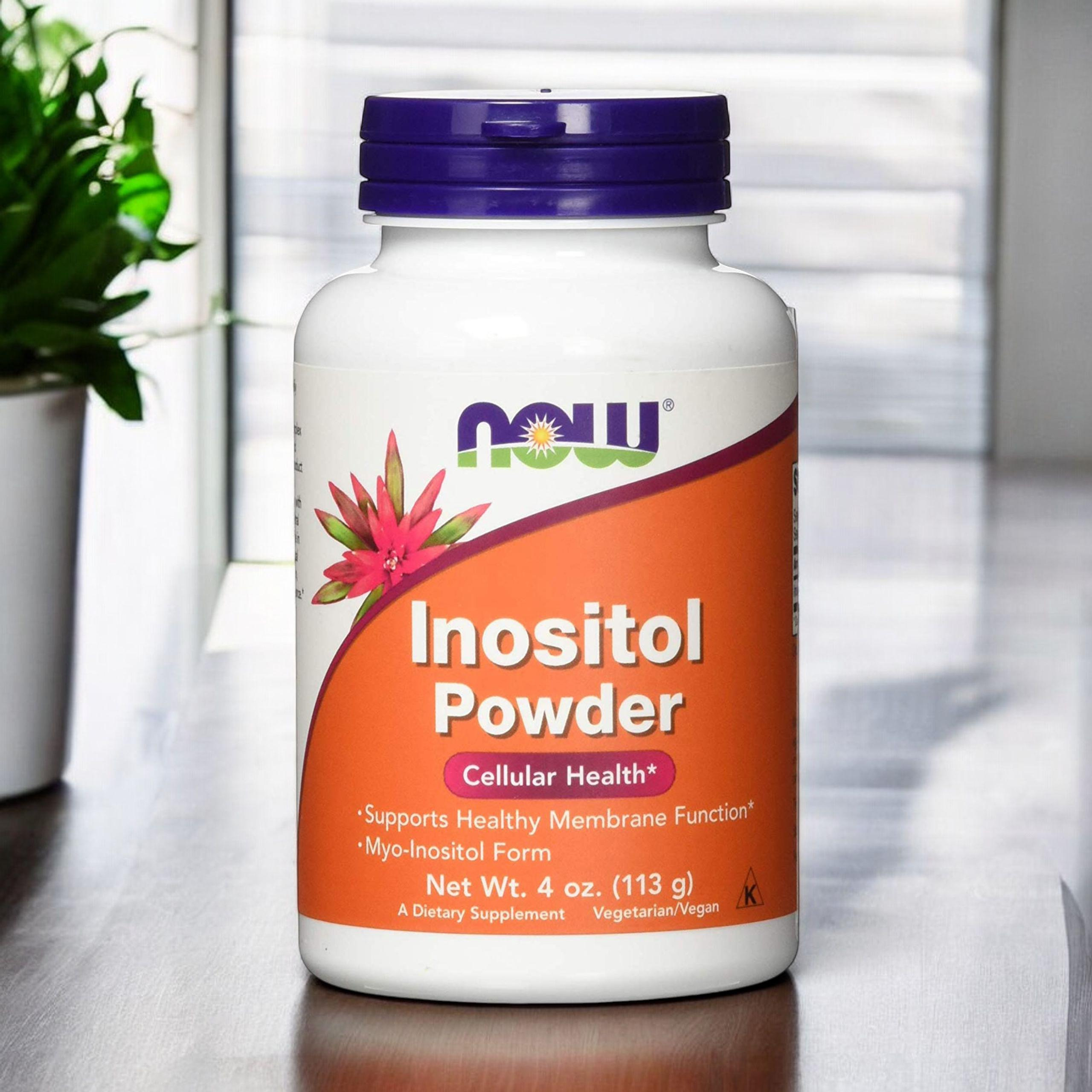 NOW Inositol Powder - 2x 113g - Inozytol w proszku