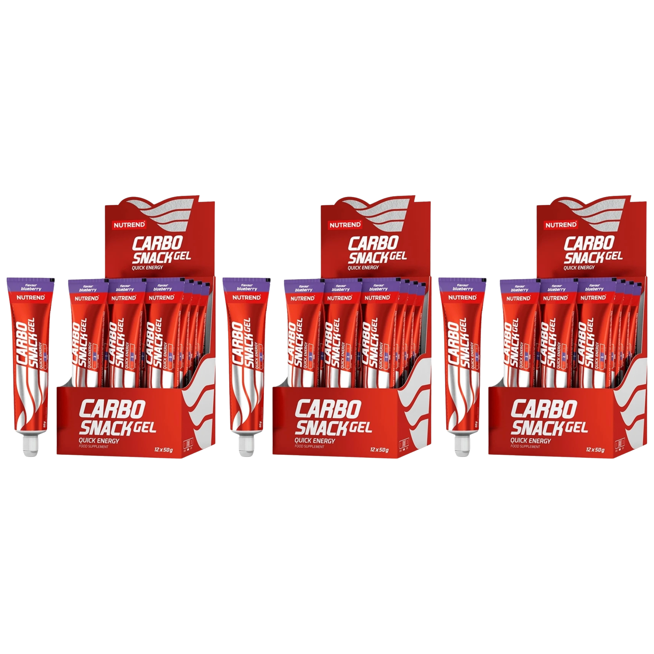 NUTREND - Carbosnack - 12x 3x 50g 