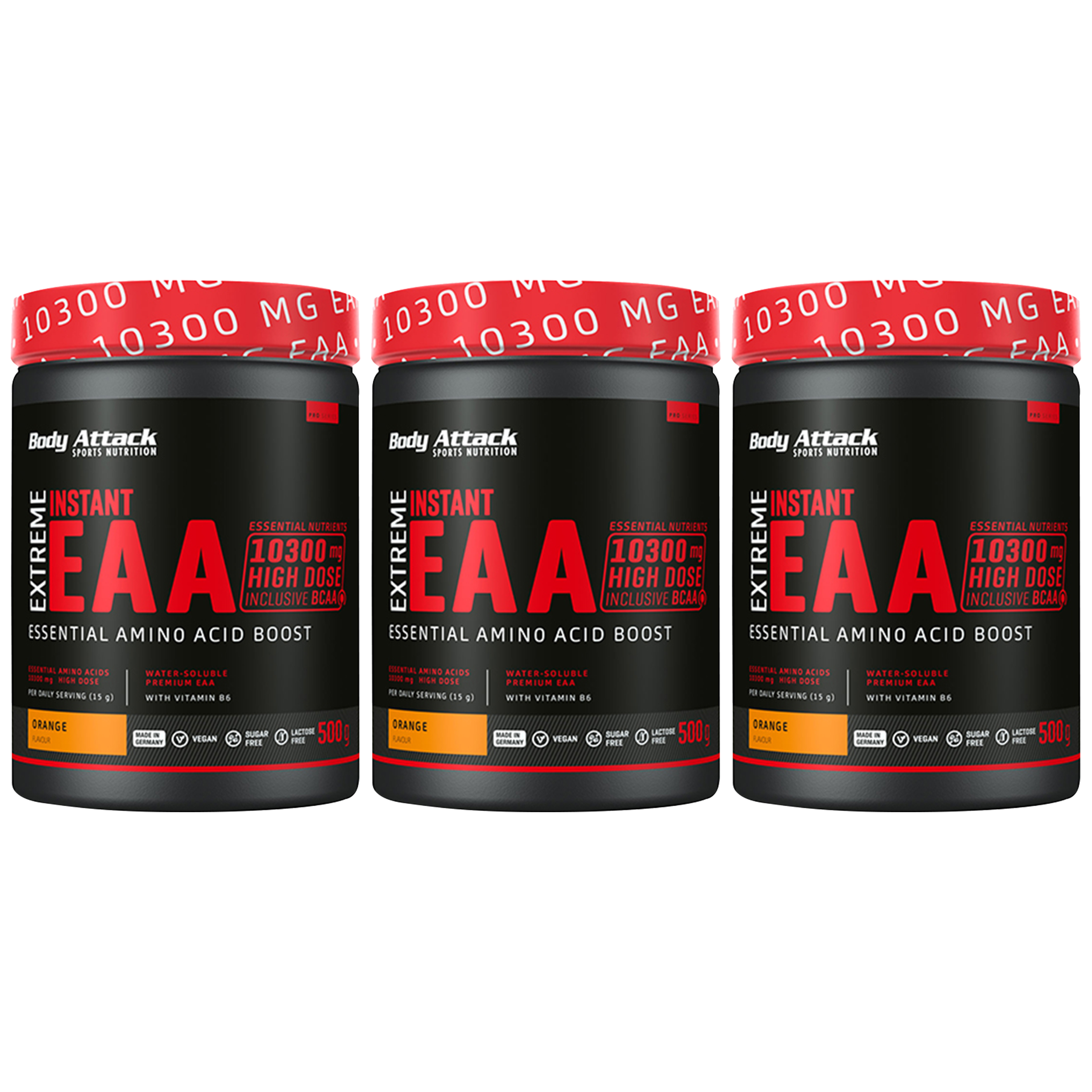 BODY ATTACK Extreme Instant EAA - 3x 500g
