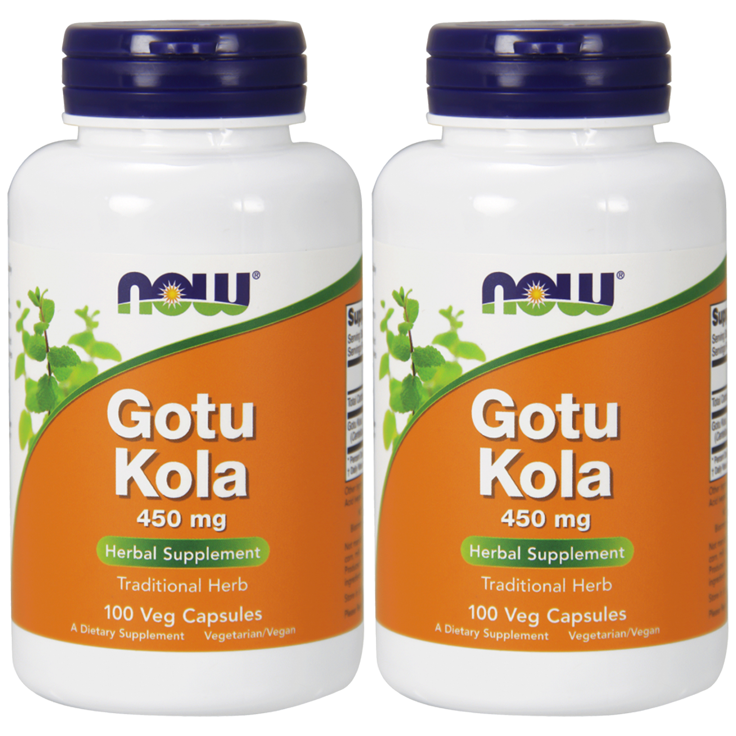 NOW Gotu Kola 450mg - 2x 100vcaps