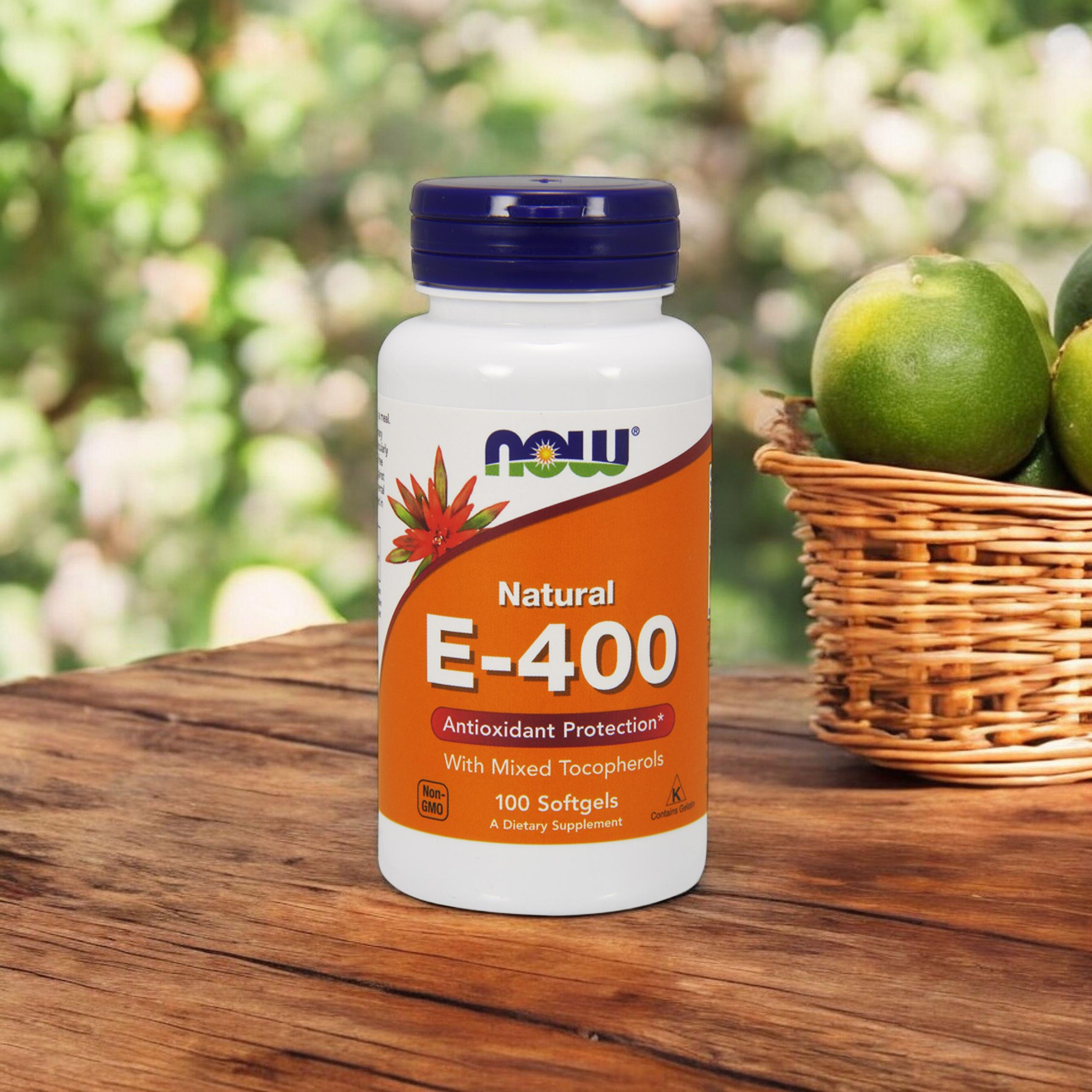 NOW Vitamin E-400 MT - 100softgels