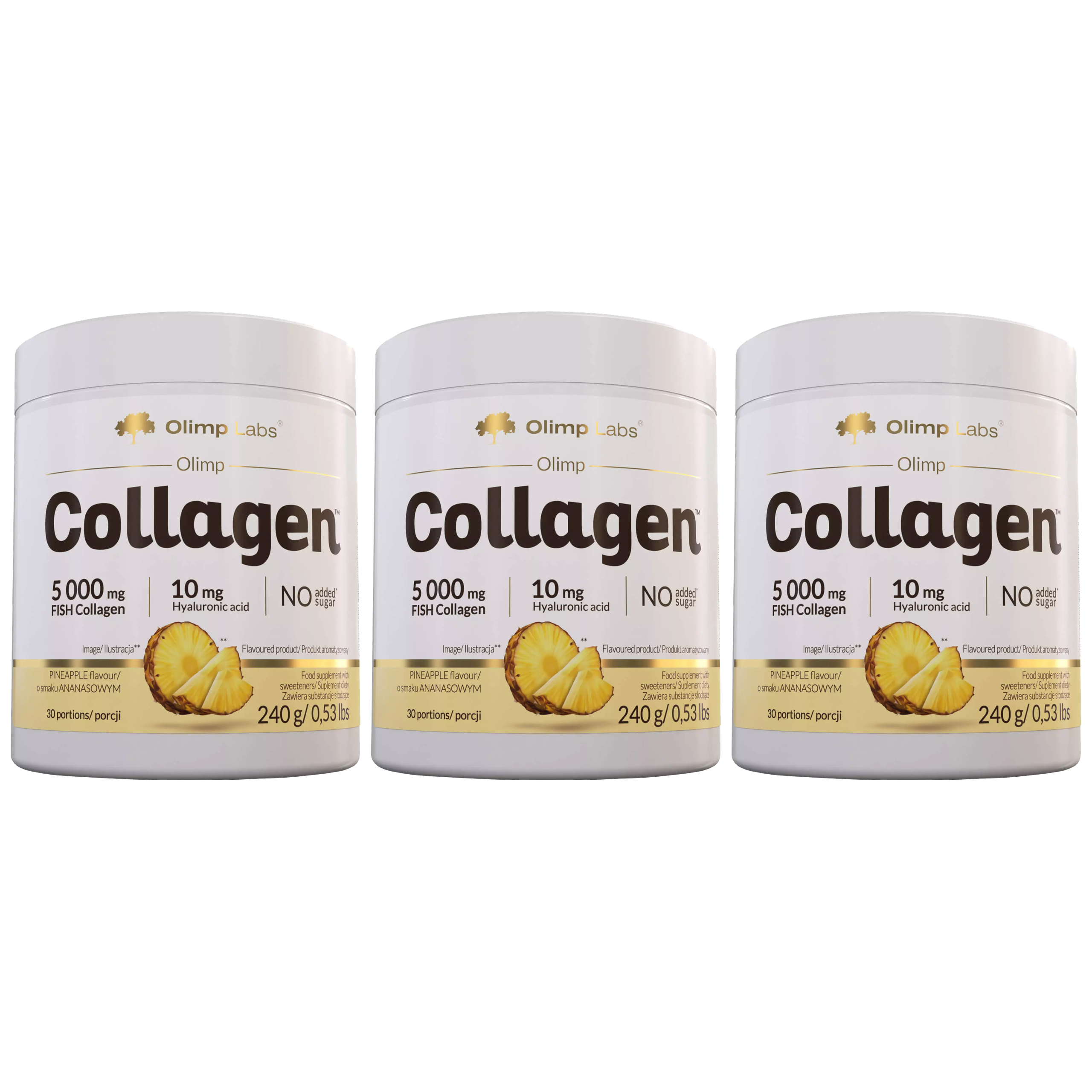 OLIMP Collagen - 3x 240g - Pineapple