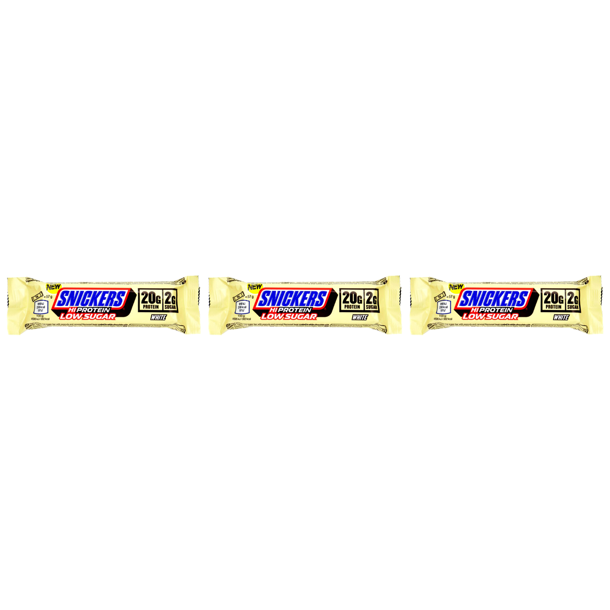 Mars Baton Snickers HIProtein Low Sugar Bar - 3x 57g