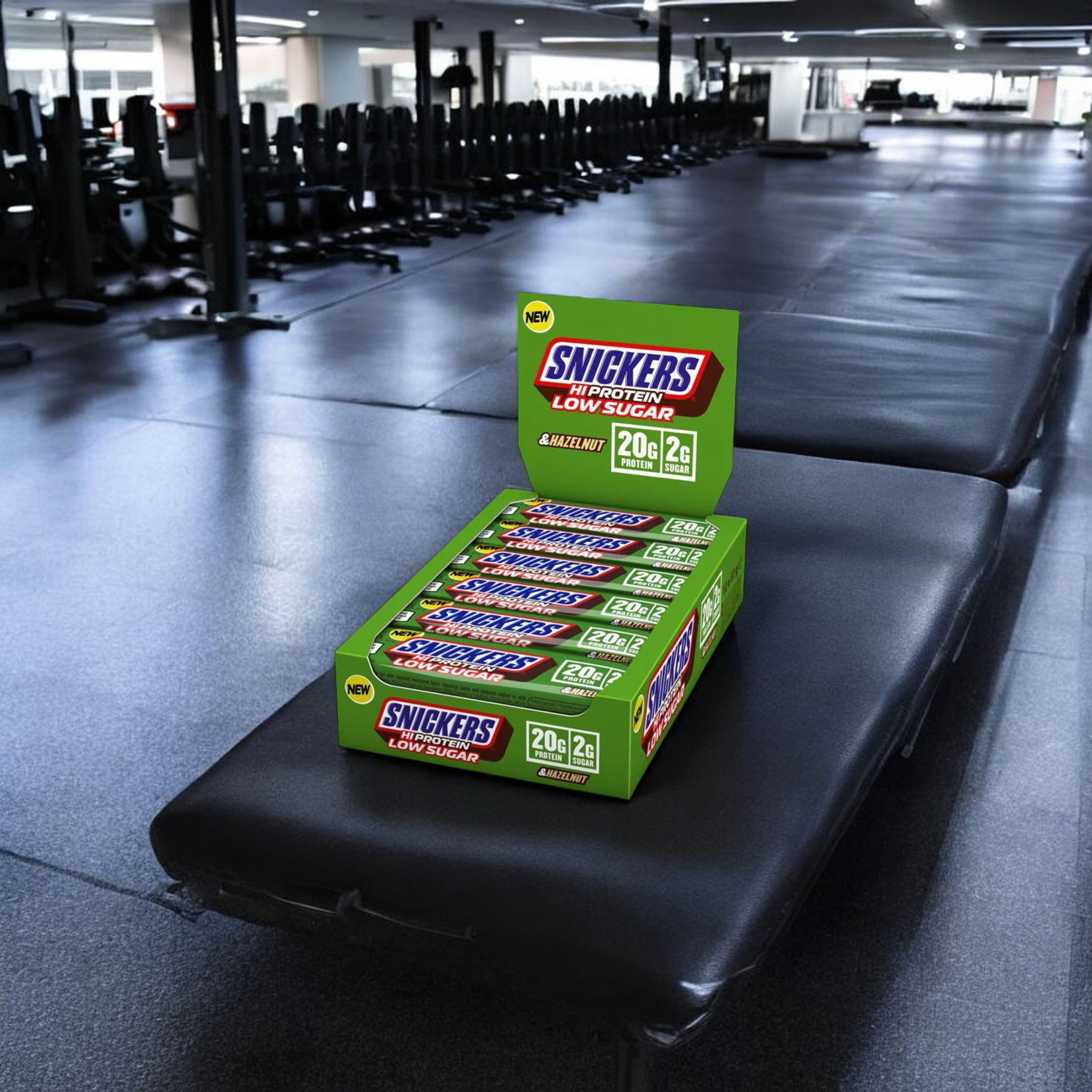 Mars - Baton Snickers HI Protein Low Sugar Bar - 57g x12 - Hazelnut