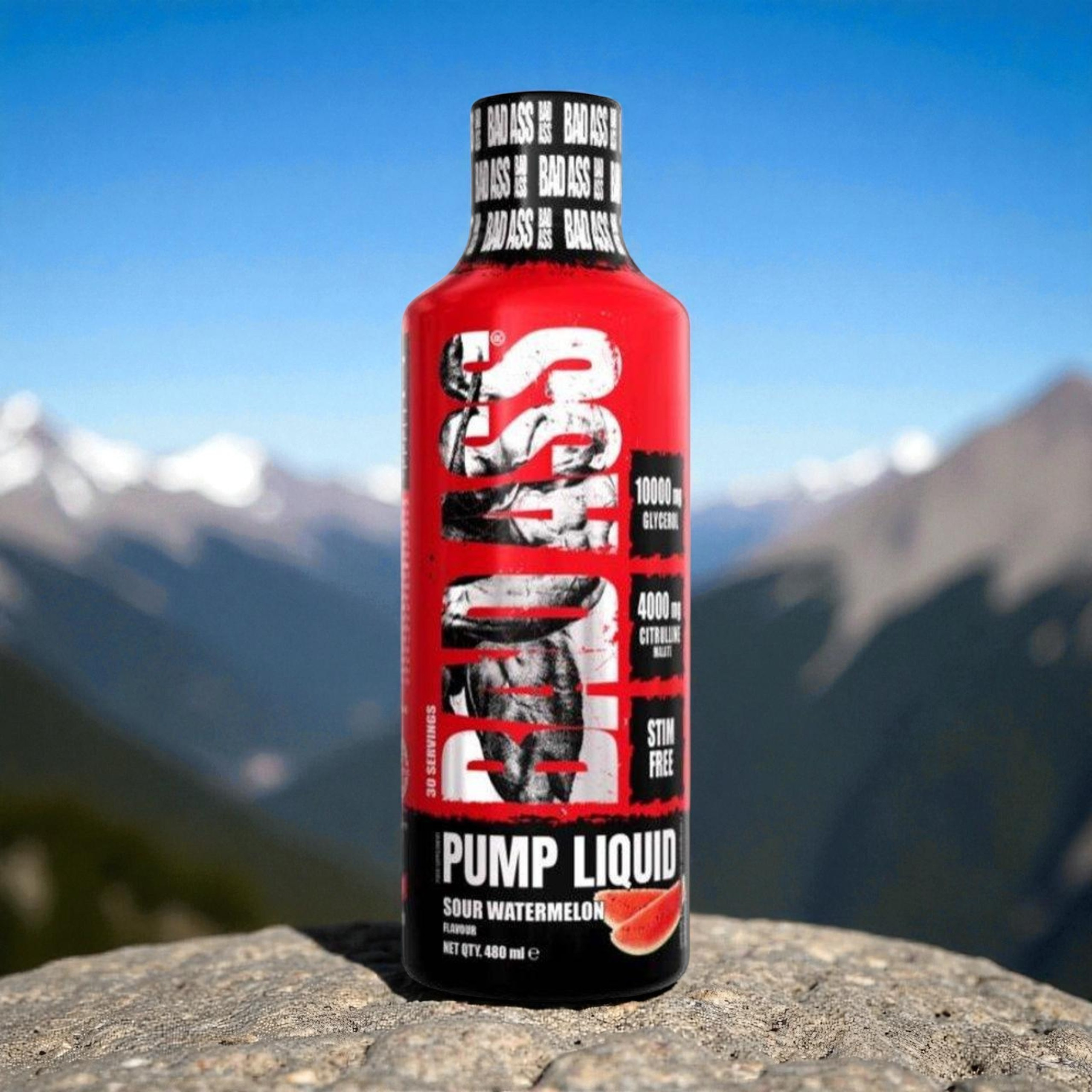 BAD ASS - Bad Ass Pump Liquid - 480ml - Sour Watermelon - WYPRZEDAŻ - 31-03
