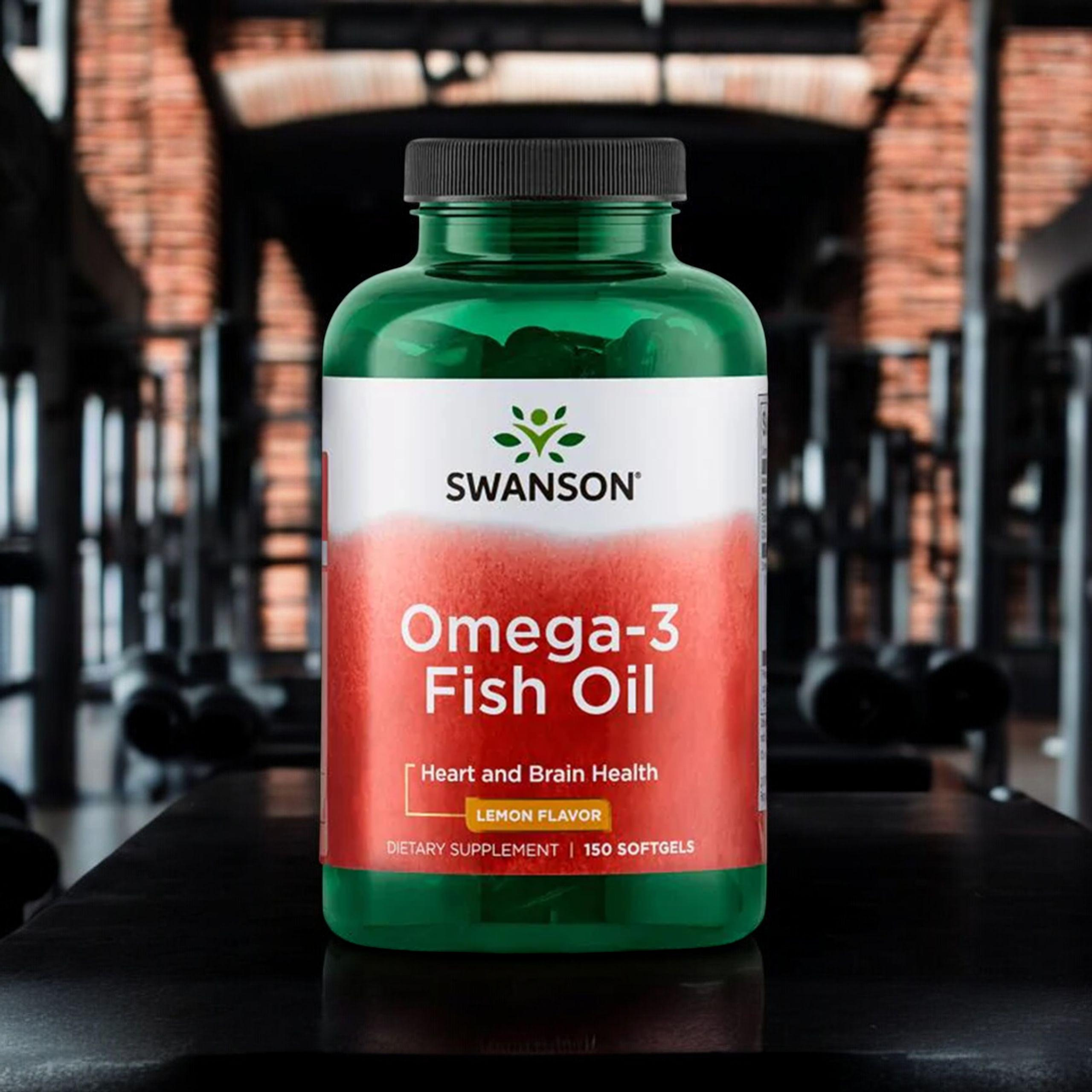 SWANSON Omega-3 Fish Oil - 3x 150softgels
