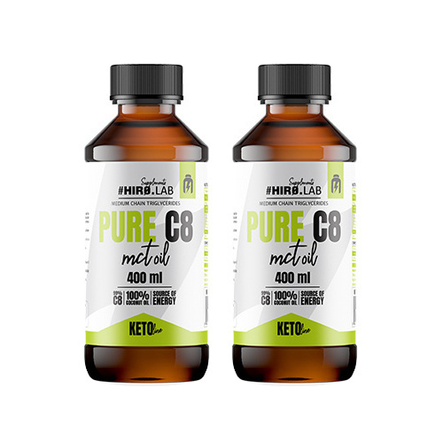 HIRO.LAB MCT Oil C8 KETO - 2x 400ml