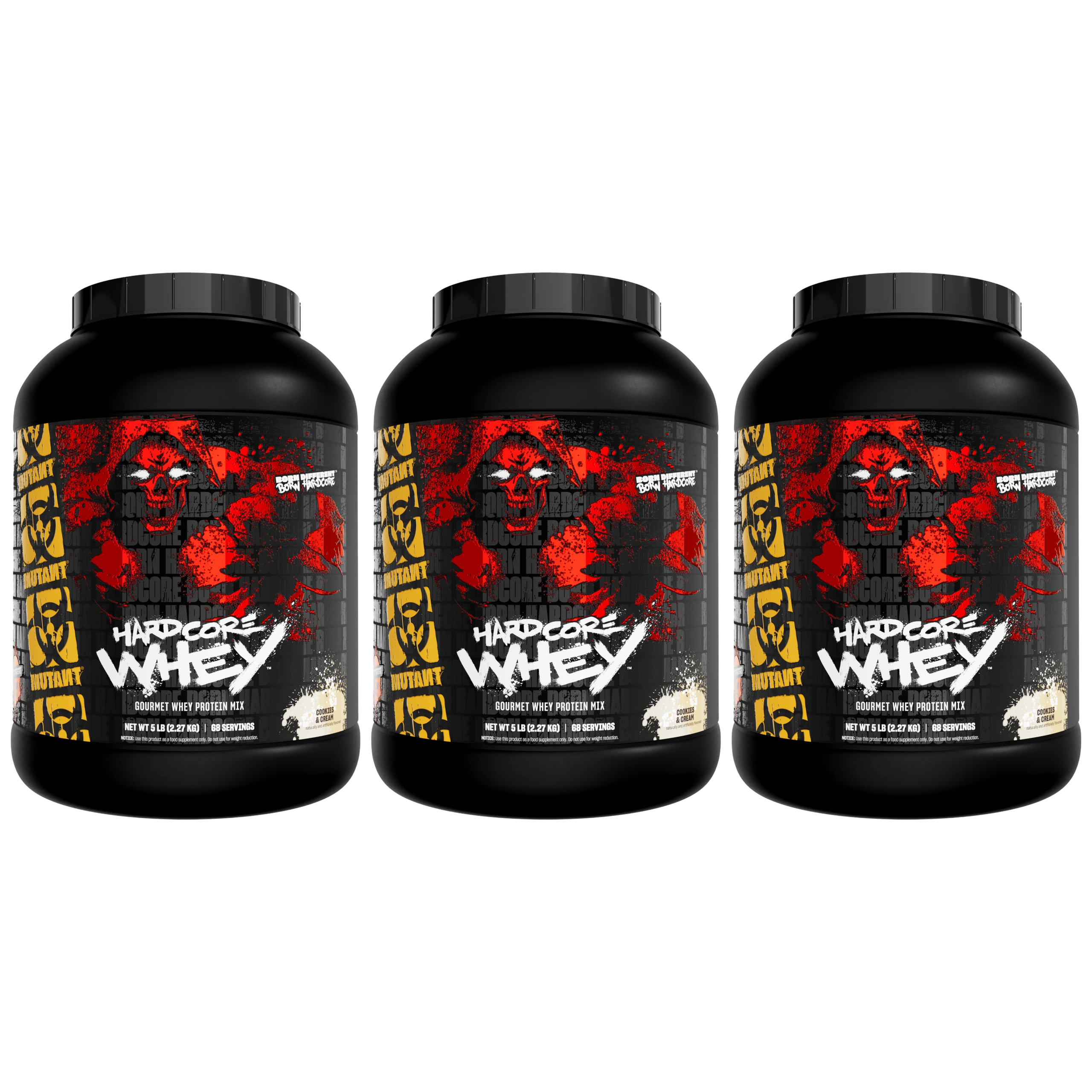 MUTANT - Hardcore Whey - 3x 2270g