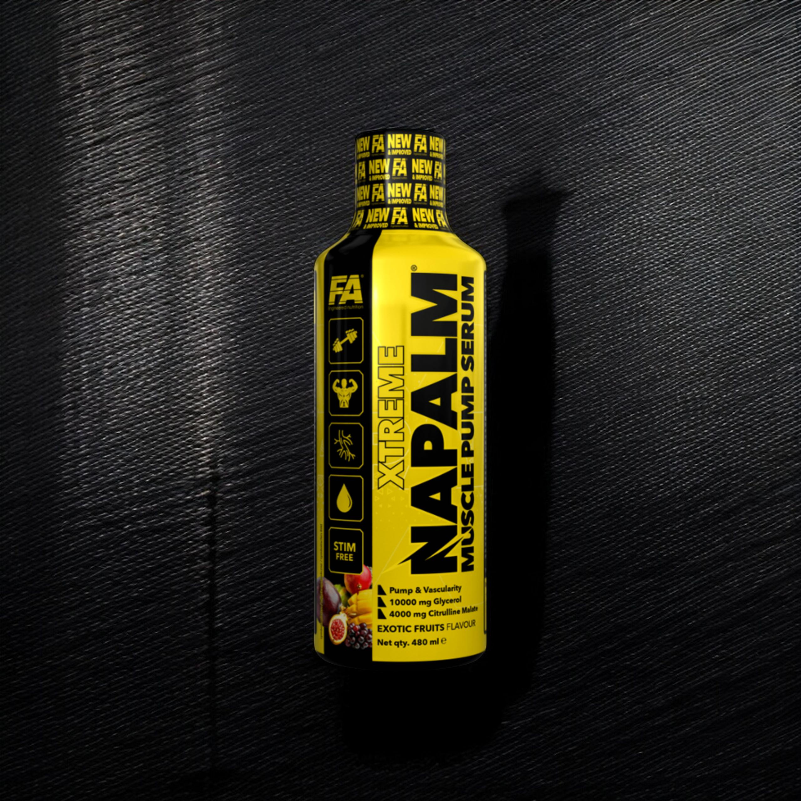 FITNESS AUTHORITY Napalm Muscle Pump Serum - 480ml - ExoticFruits - WYPRZEDAŻ - 31-03