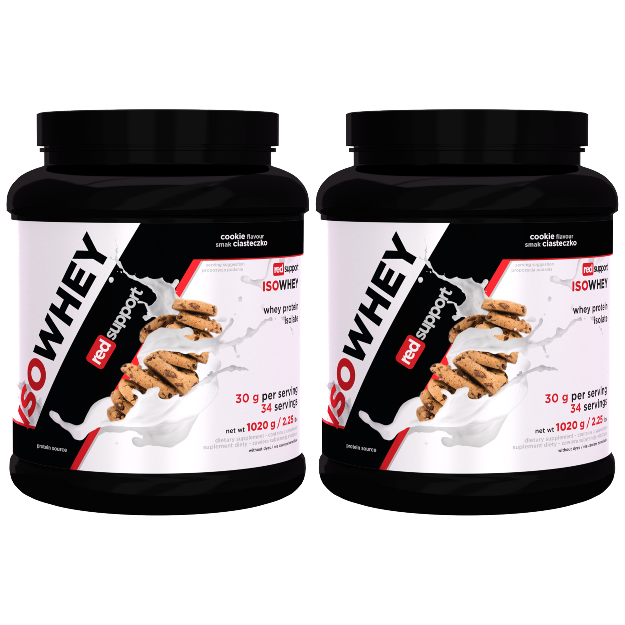 RED SUPPORT IsoWhey - 2x 1020g