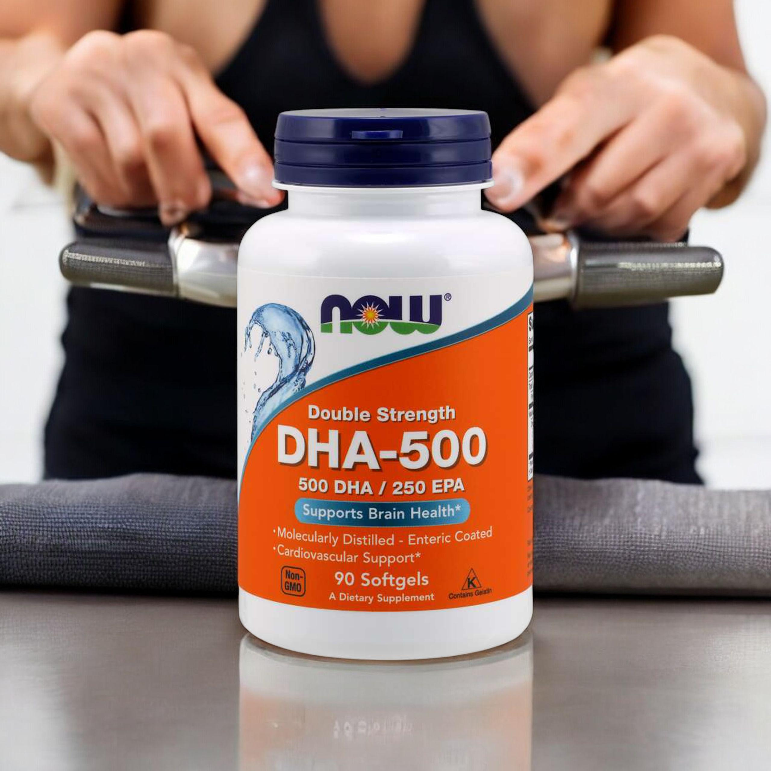 NOW DHA 500mg - 3x 90softgels